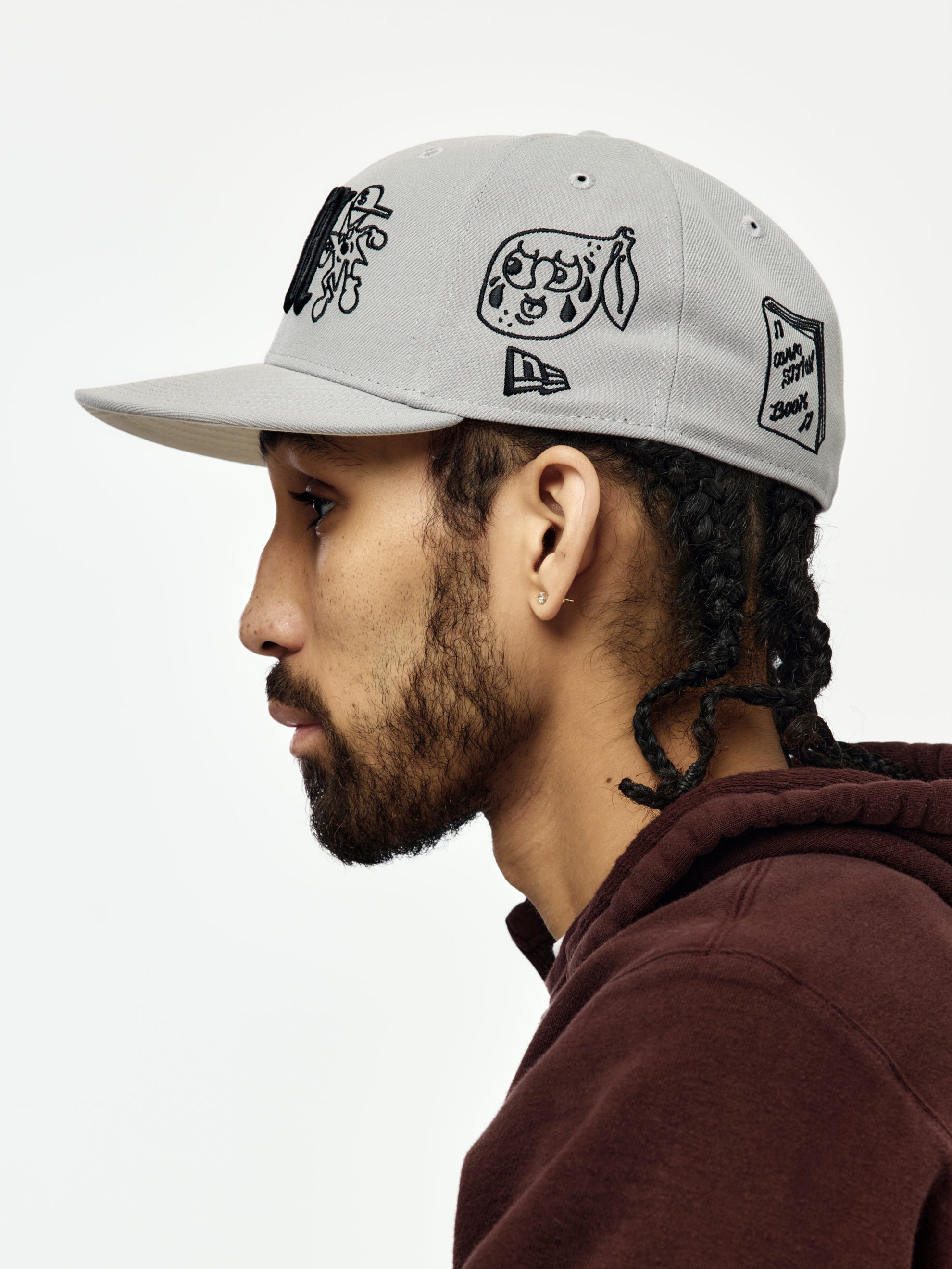 New Era Mora x New Era 59FIFTY Lo Mismo De Simpre Hat (Gray