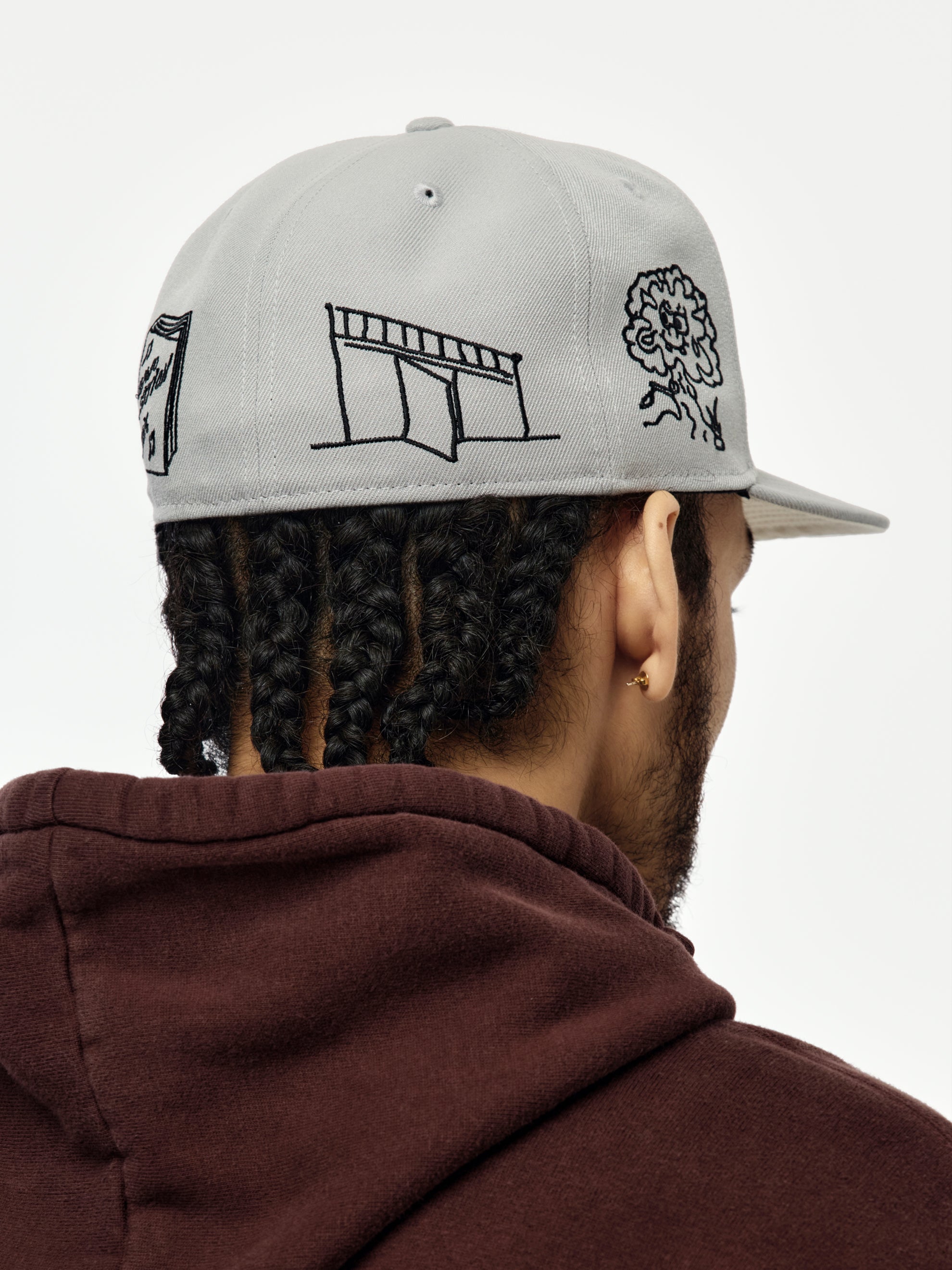 New Era Mora x New Era 59FIFTY Lo Mismo De Simpre Hat (Gray