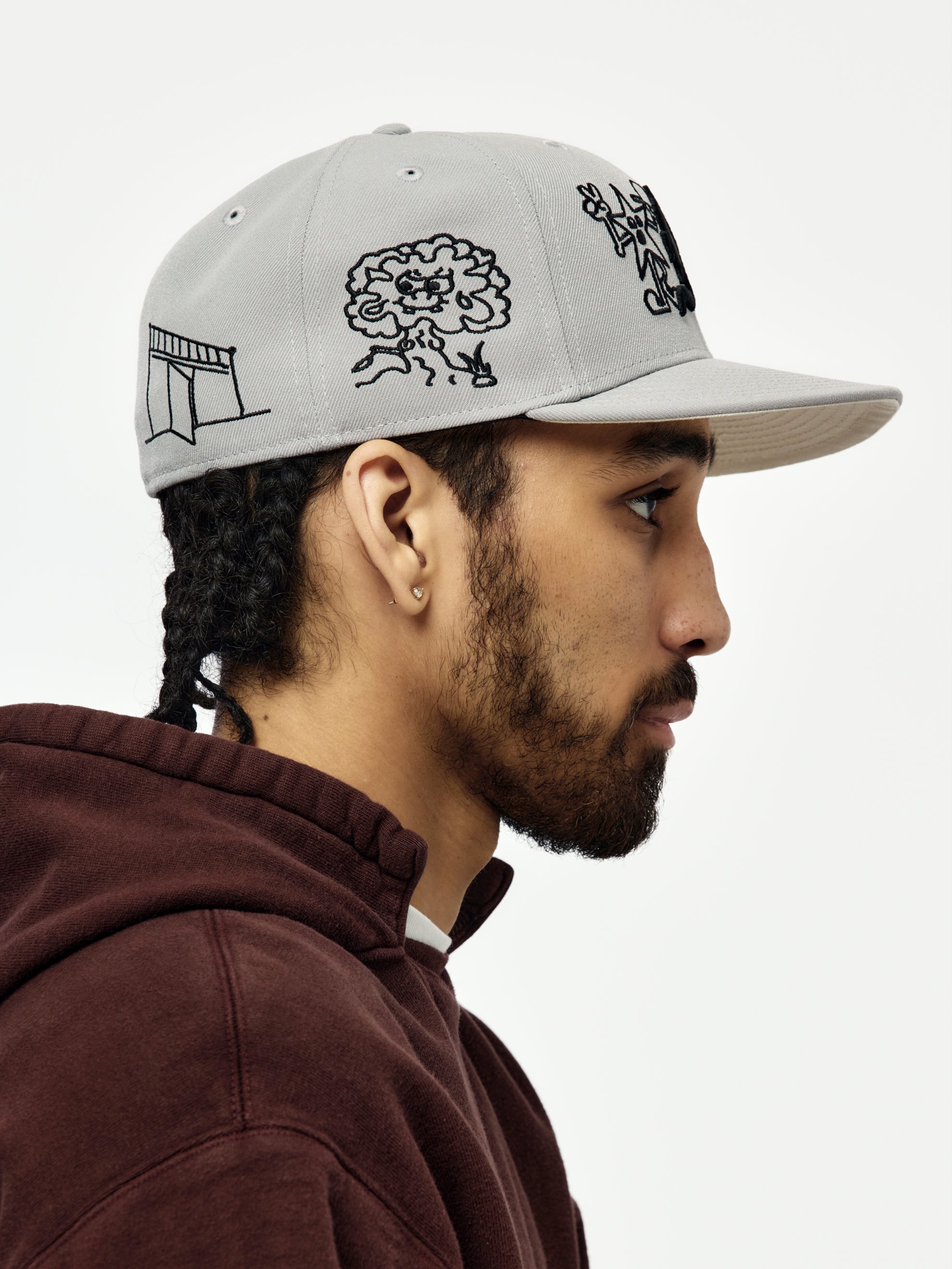 New Era Mora x New Era 59FIFTY Lo Mismo De Simpre Hat (Gray