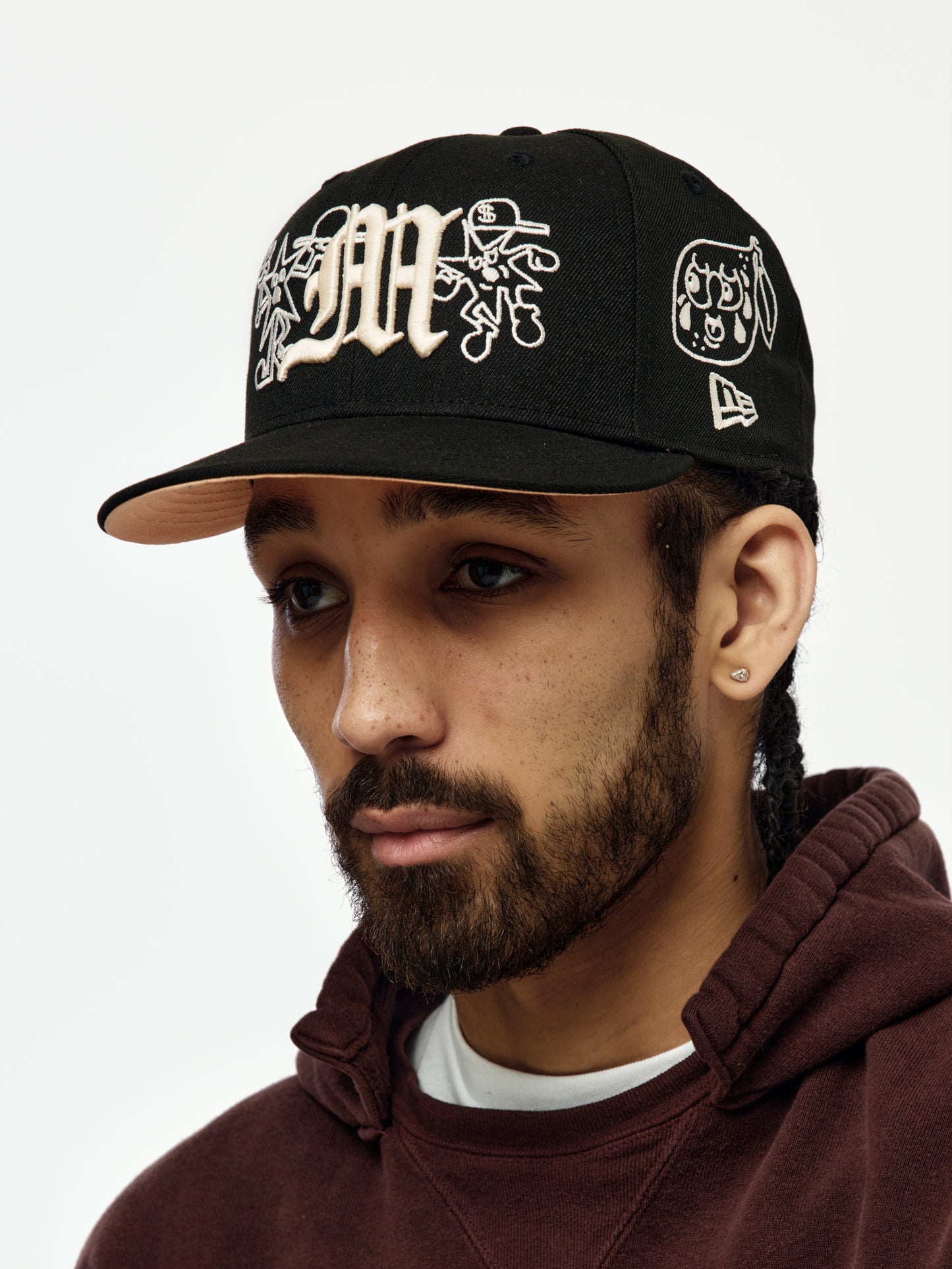 Mora x New Era 59FIFTY Lo Mismo De Simpre Hat (Black/Mango Matcha)