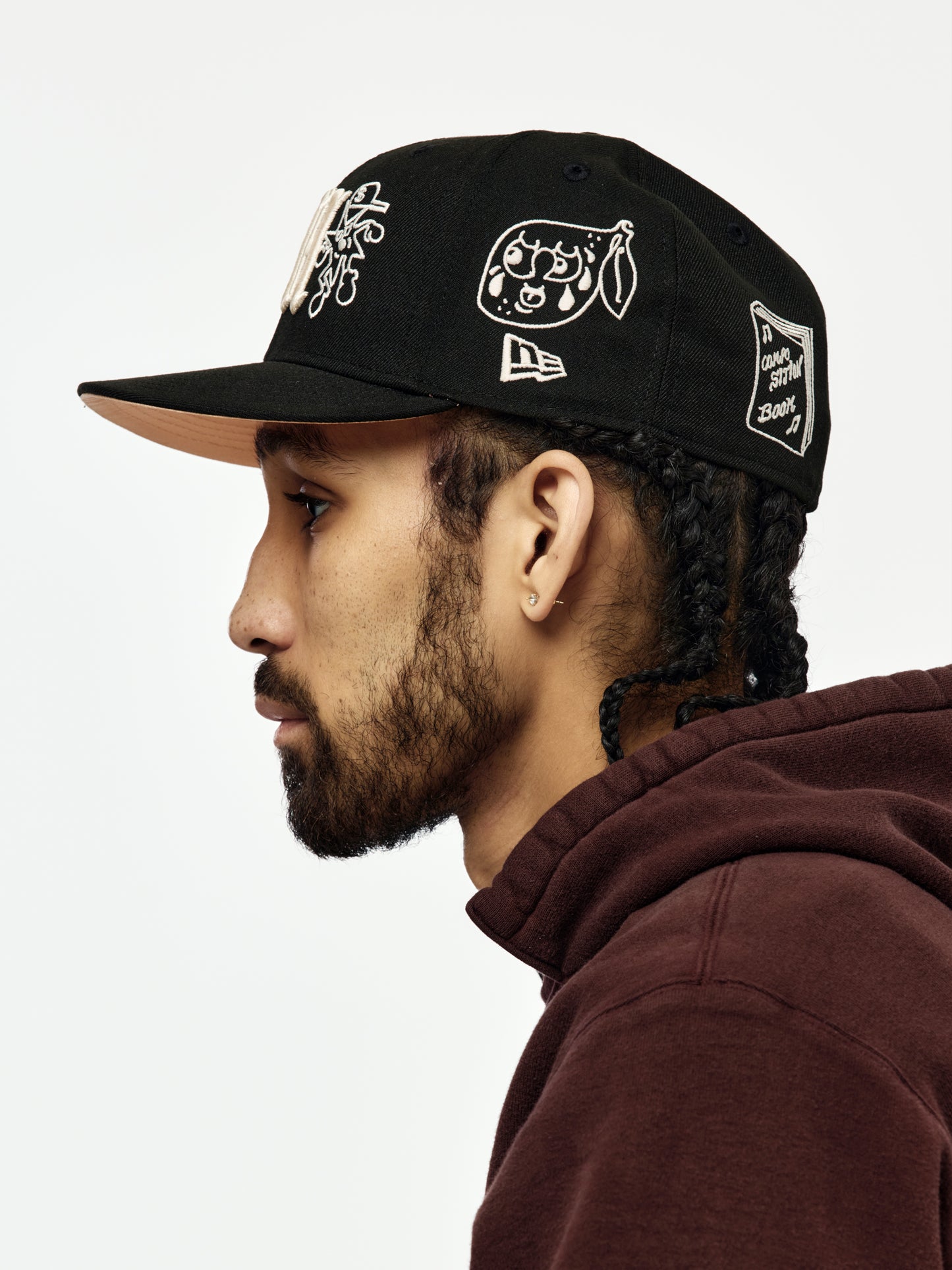 Mora x New Era 59FIFTY Lo Mismo De Simpre Hat (Black/Mango Matcha)