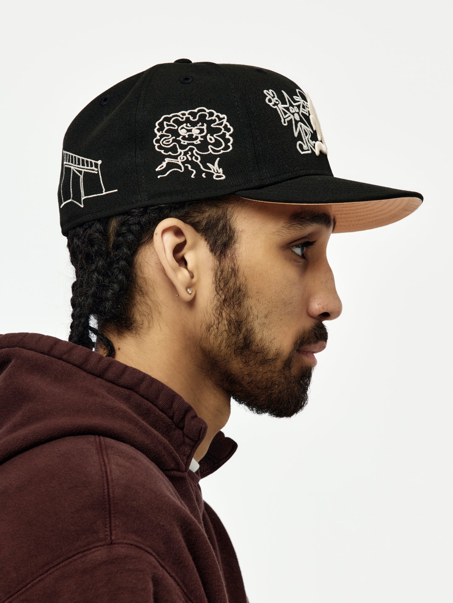 Mora x New Era 59FIFTY Lo Mismo De Simpre Hat (Black/Mango Matcha)