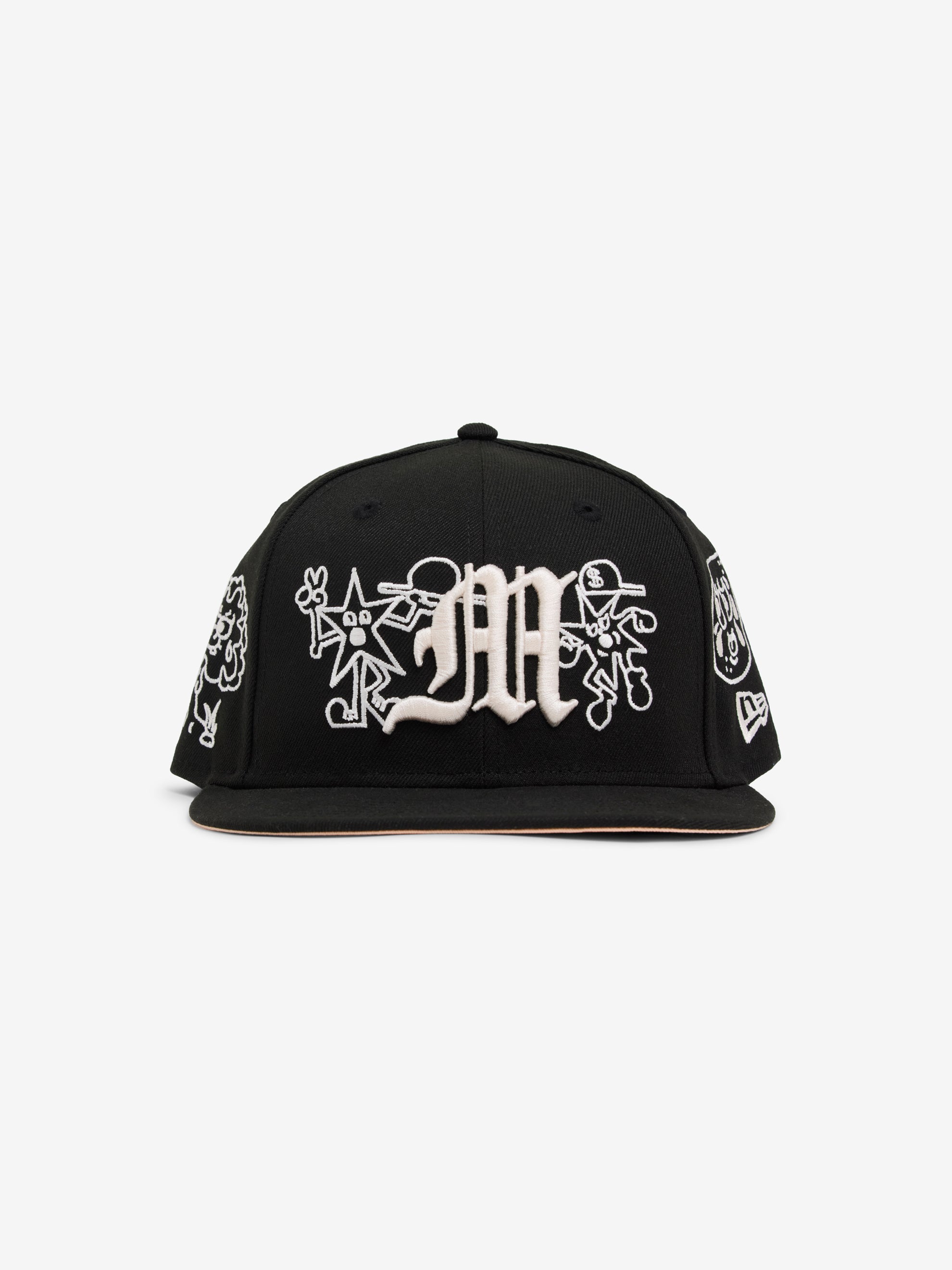 New Era Mora x New Era 59FIFTY Lo Mismo De Simpre Hat (Black/Mango