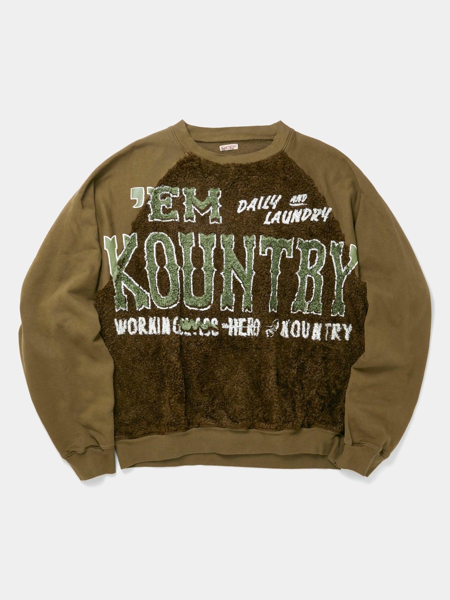 Em Kountry Grizzly Sweater (Khaki)