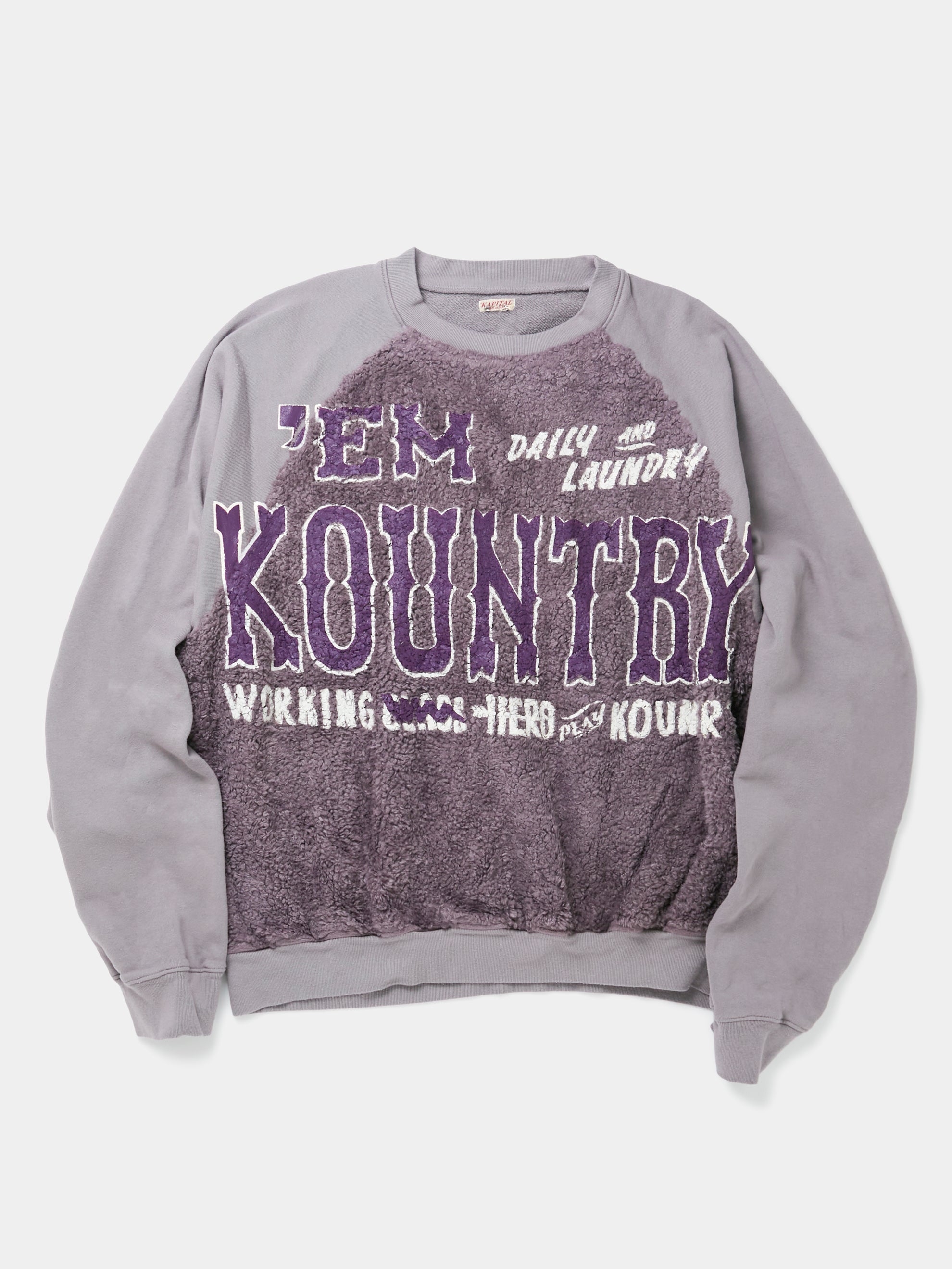 Em Kountry Grizzly Sweater (Light Purple)
