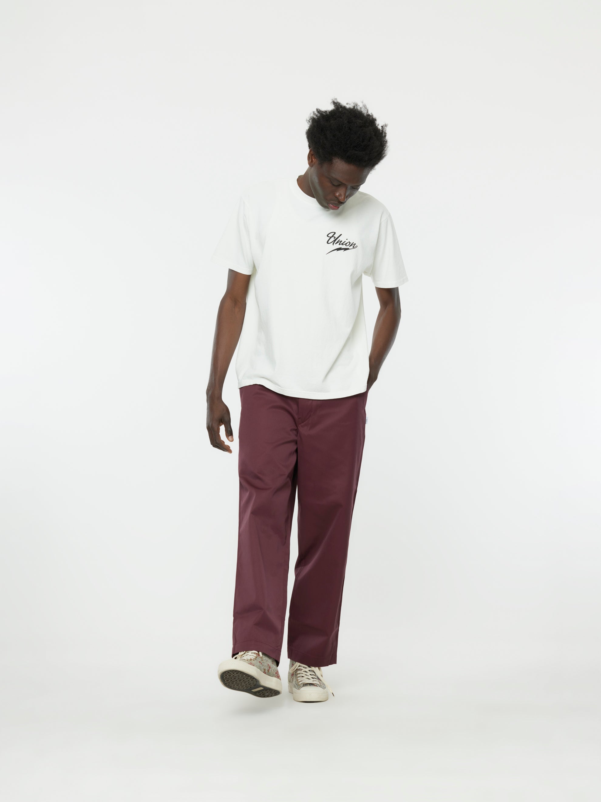 Buy Wtaps WRKT2002 / TROUSERS / CTPL. TWILL (Burgundy) Online at