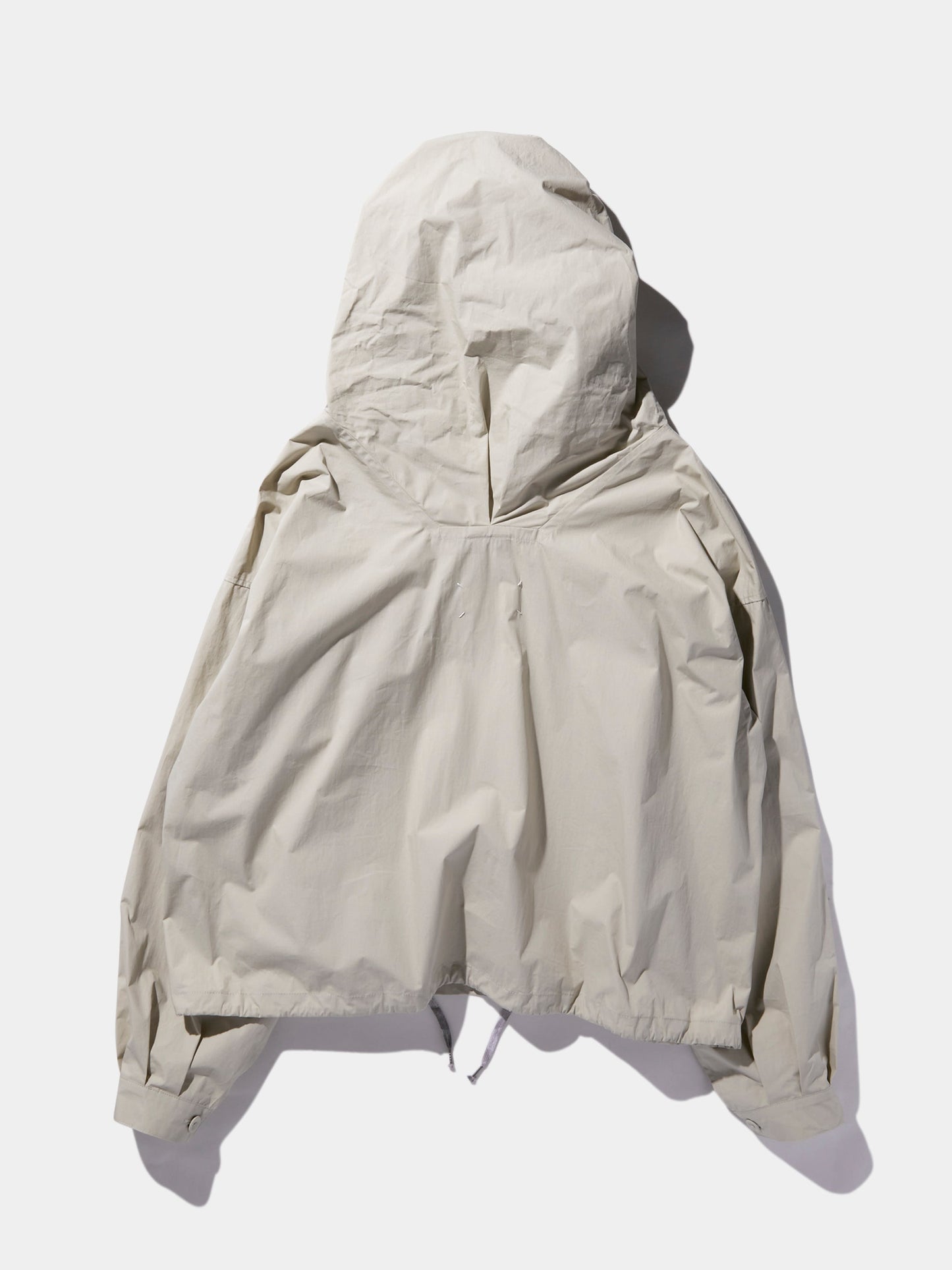 Hooded Pullover Sports Jacket (Putty)