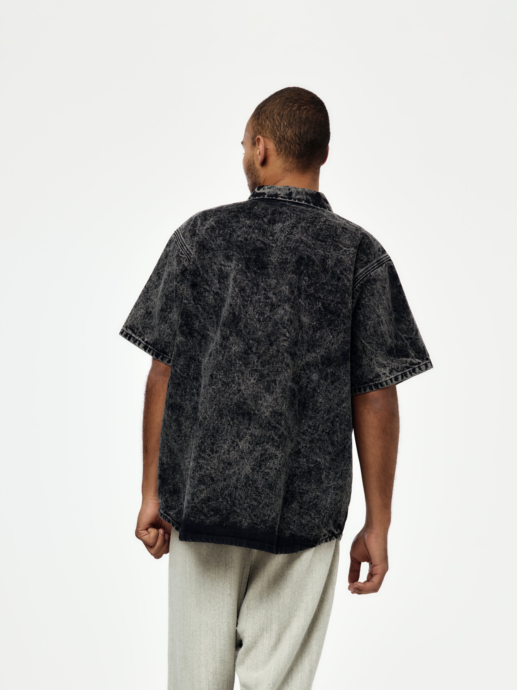 Satoshi Nakamoto #7 Moto Full Zip (Washed Black) - UNION LOS ANGELES