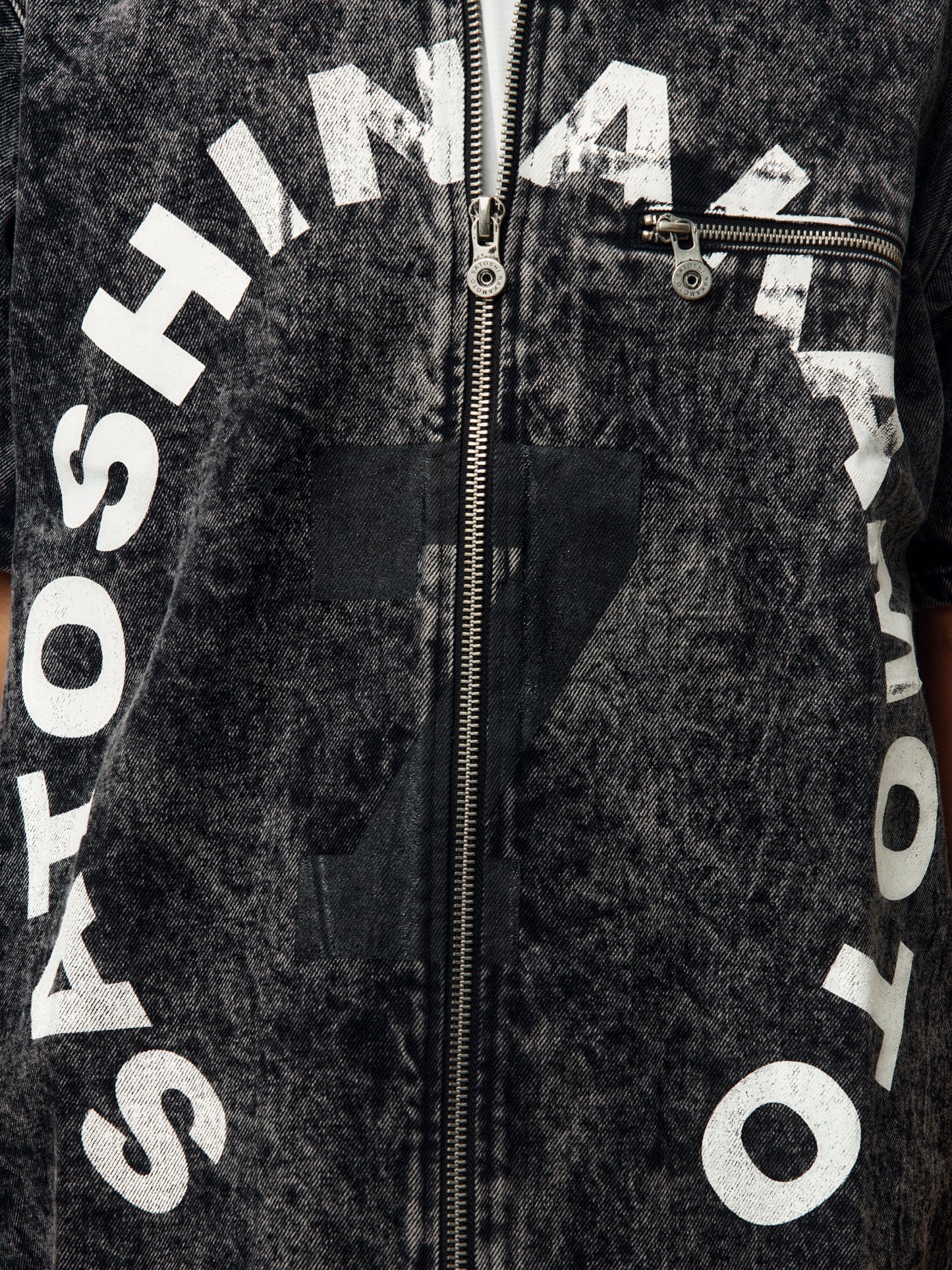 #7 Moto Full Zip (Washed Black)