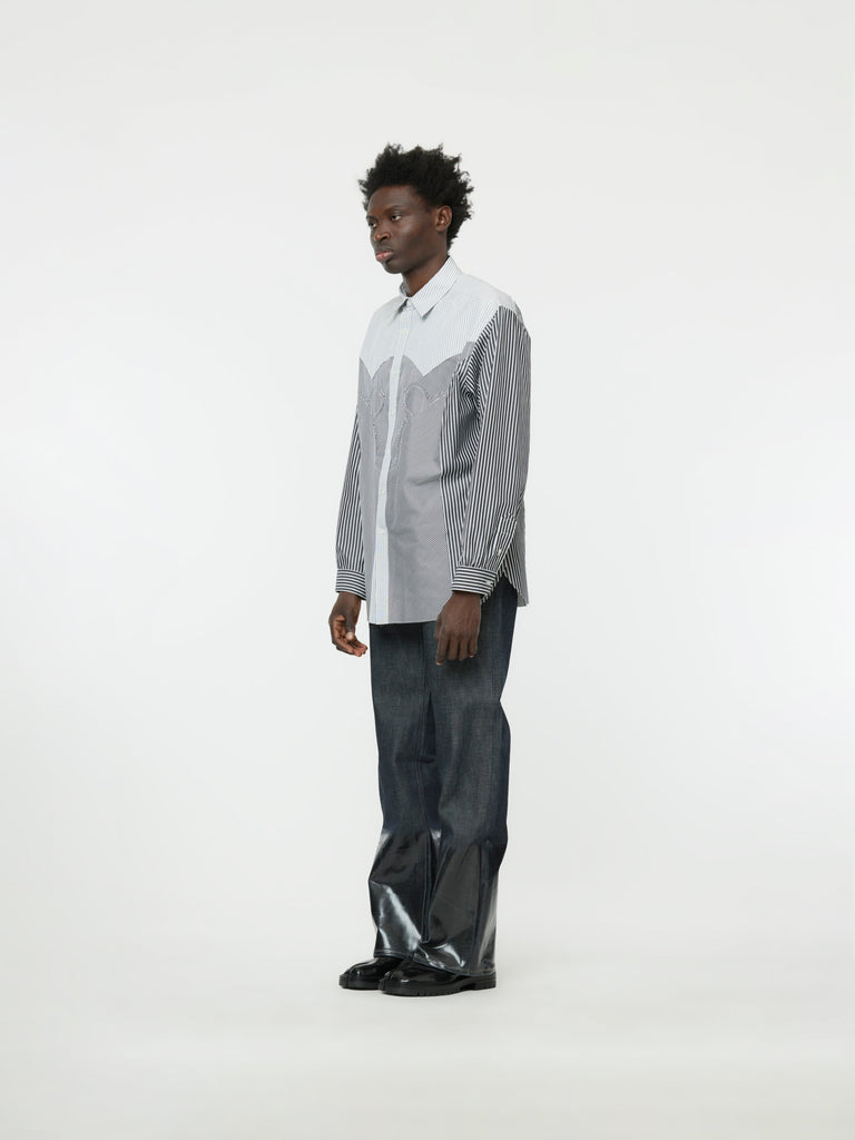 Classic Striped Shirt (Black/White)30651406516301