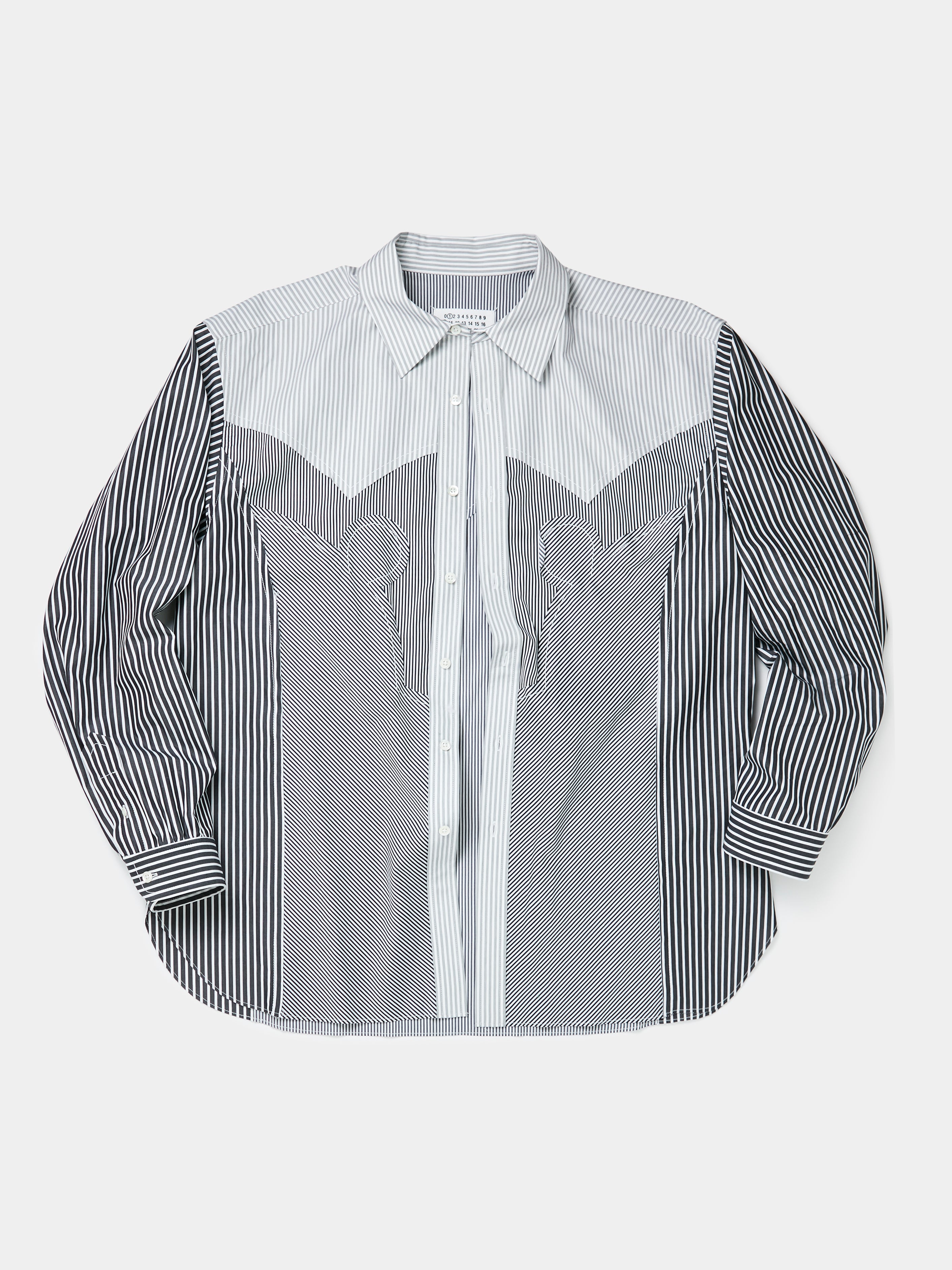 Classic Striped Shirt (Black/White)