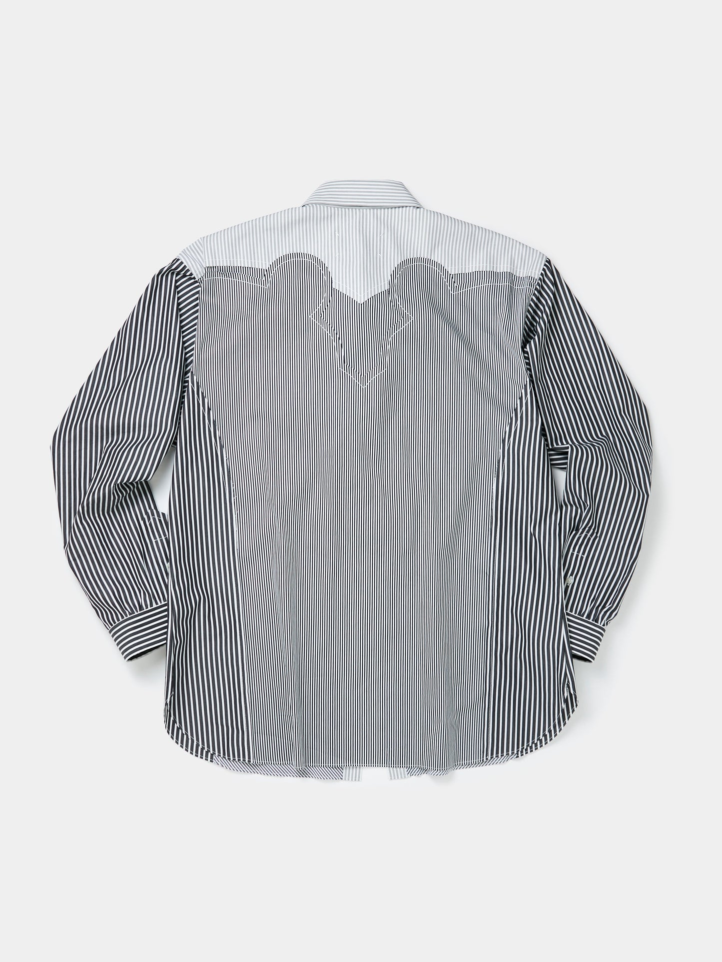 Classic Striped Shirt (Black/White)