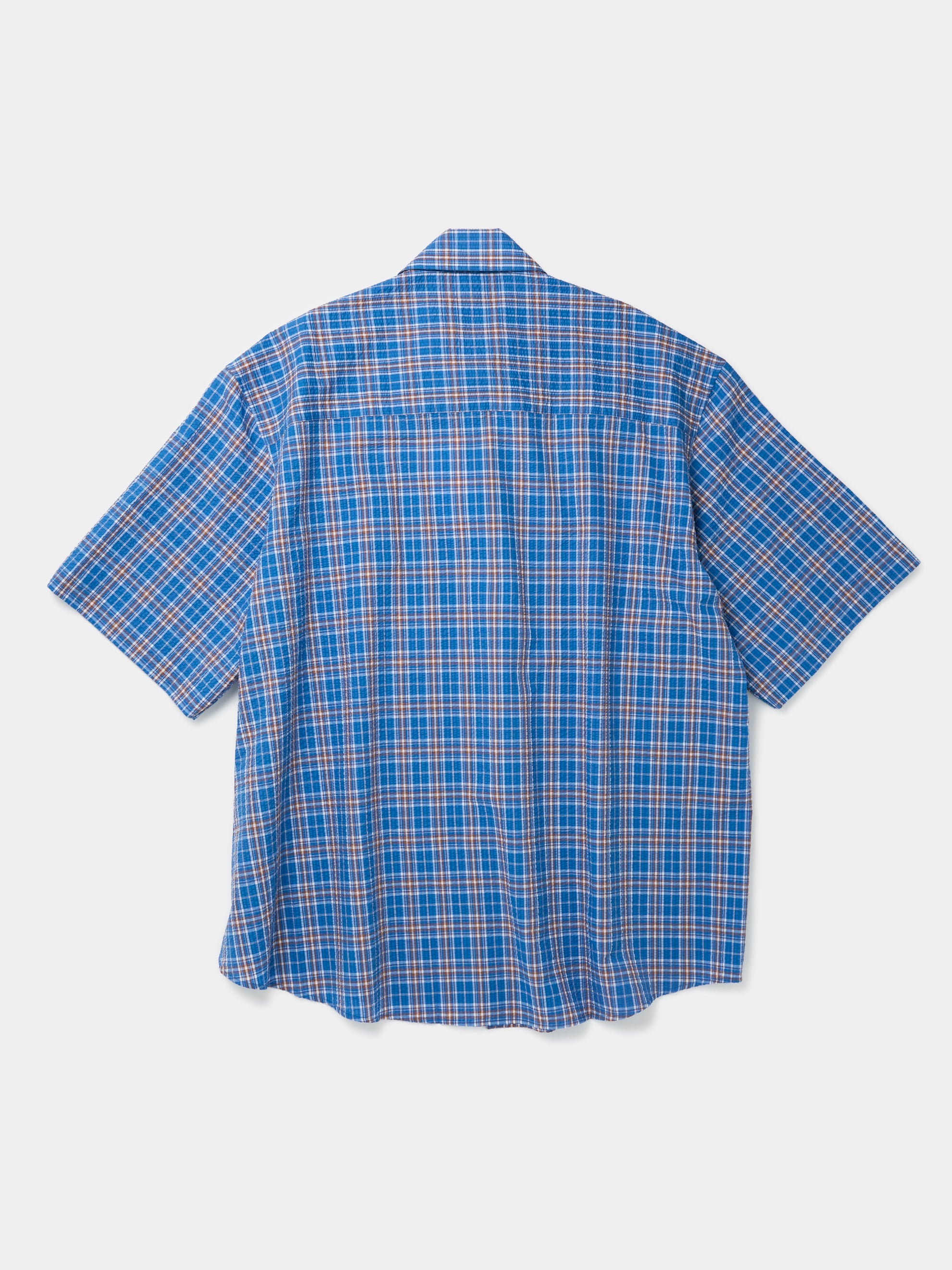 S/S Wrap Shirt (Blue)