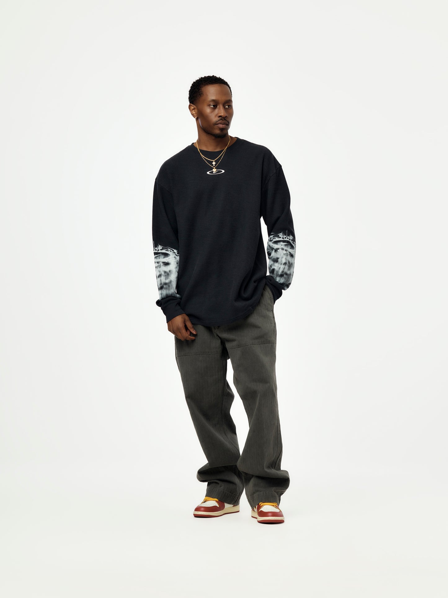 Nike Sportswear Thermal L/S T-Shirt (OFF NOIR)