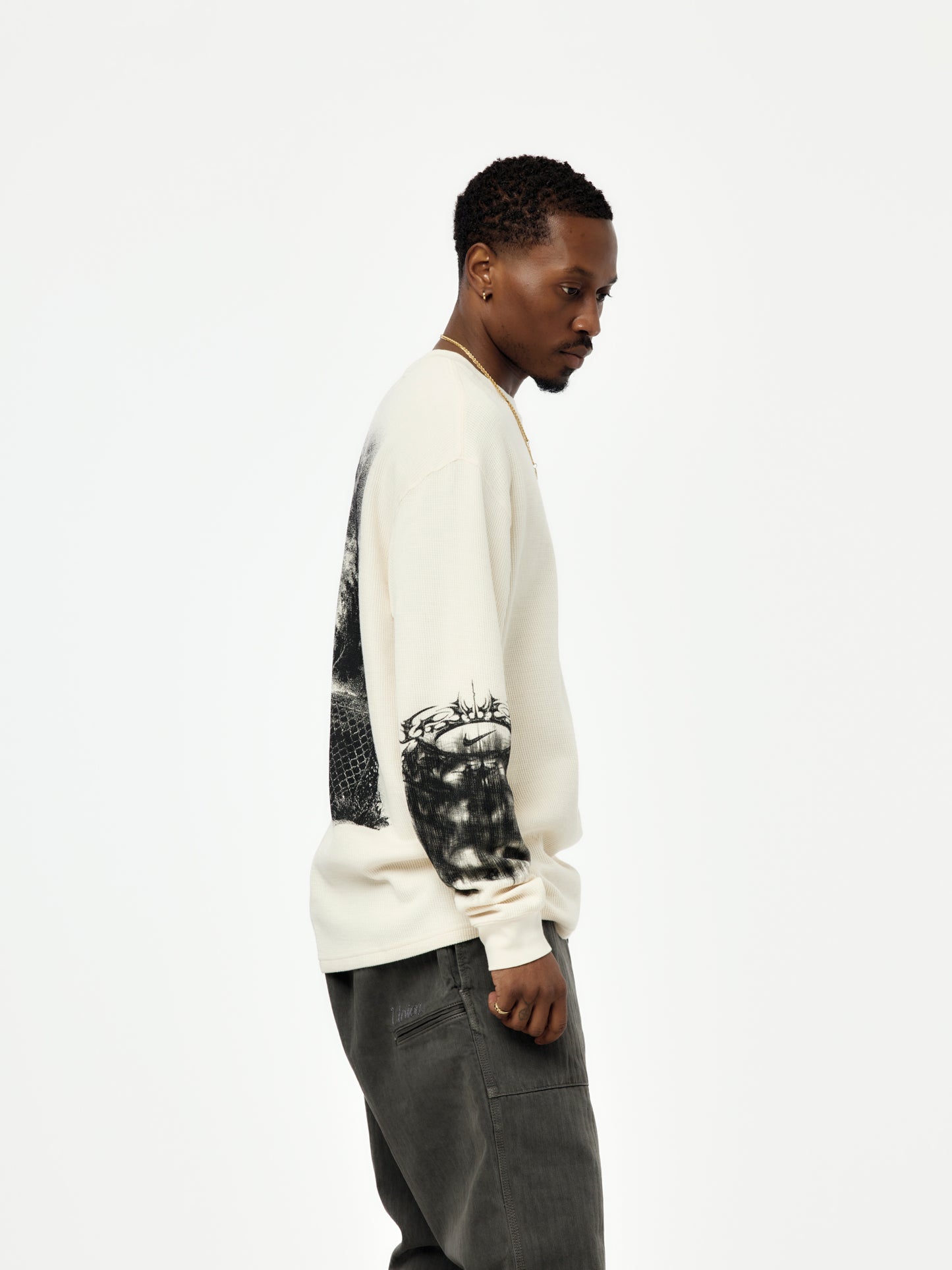 Nike Sportswear Thermal L/S T-Shirt (CHALK)