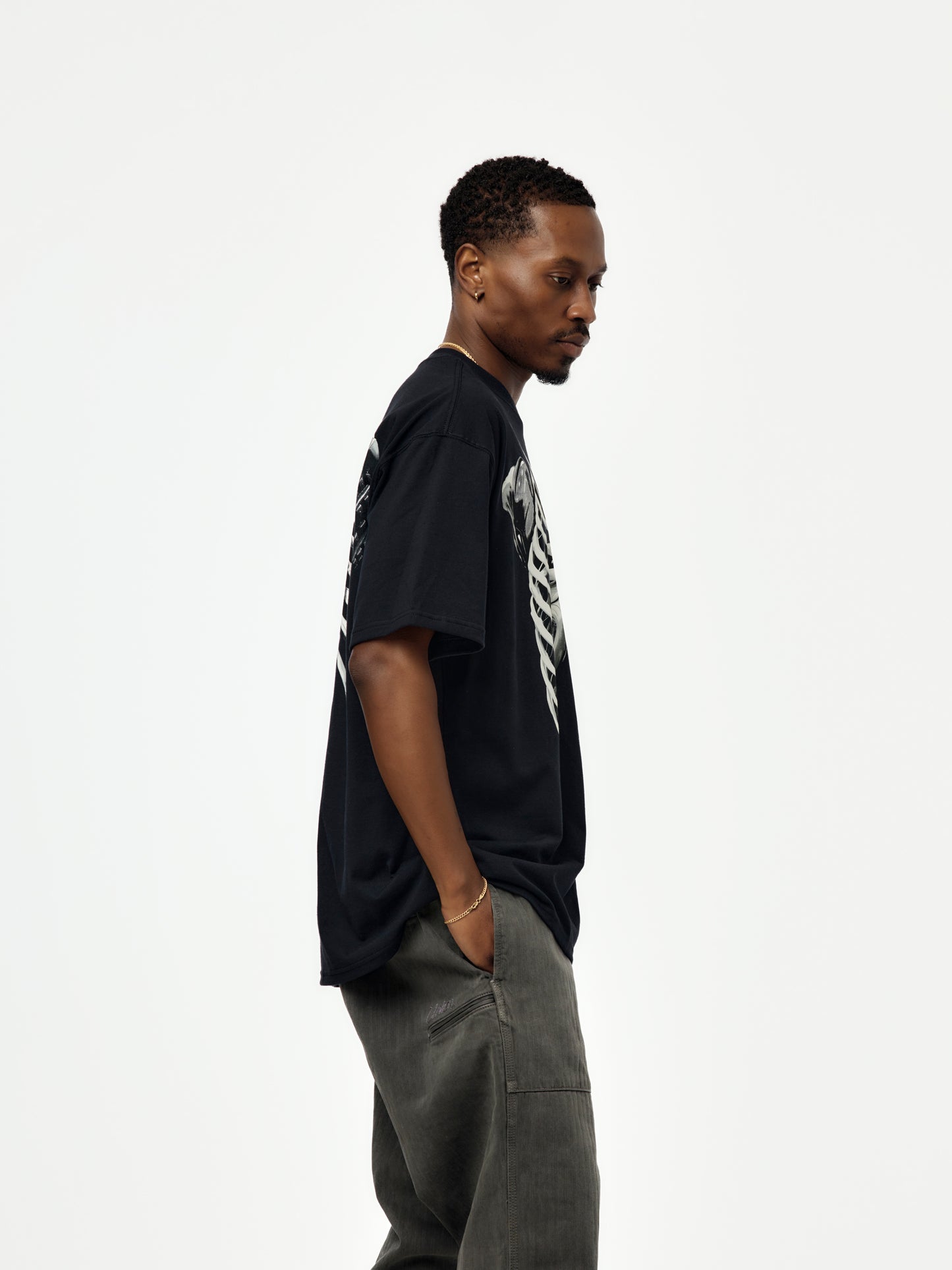 Nike Max 90 Skeleton T-Shirt (BLACK/LT SMOKE GREY)