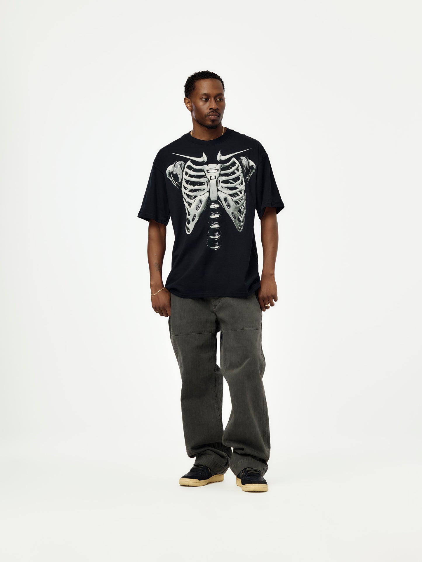 Nike Max 90 Skeleton T-Shirt (BLACK/LT SMOKE GREY)