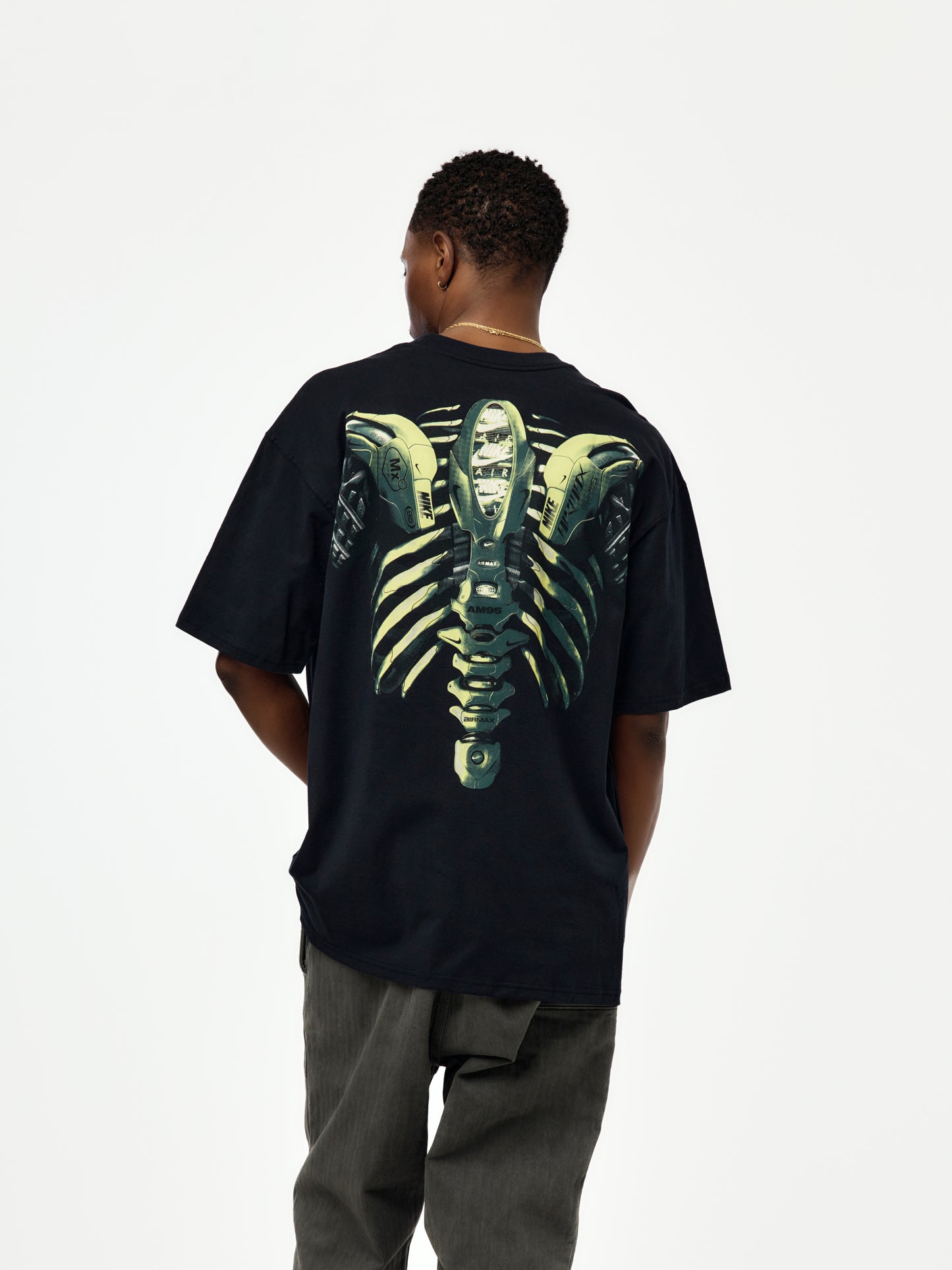 Nike Men's Max 90 T-Shirt (BLACK/VOLT)