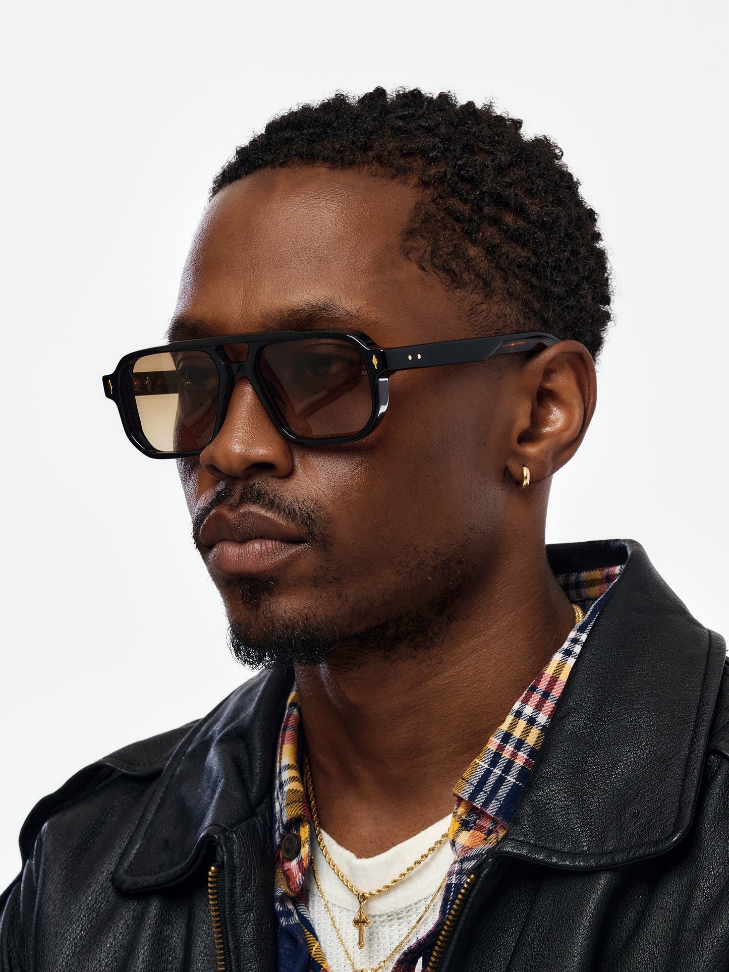 EVANS (NOIR 15, BRASS GRADIENT CR39, DARK GOLD)