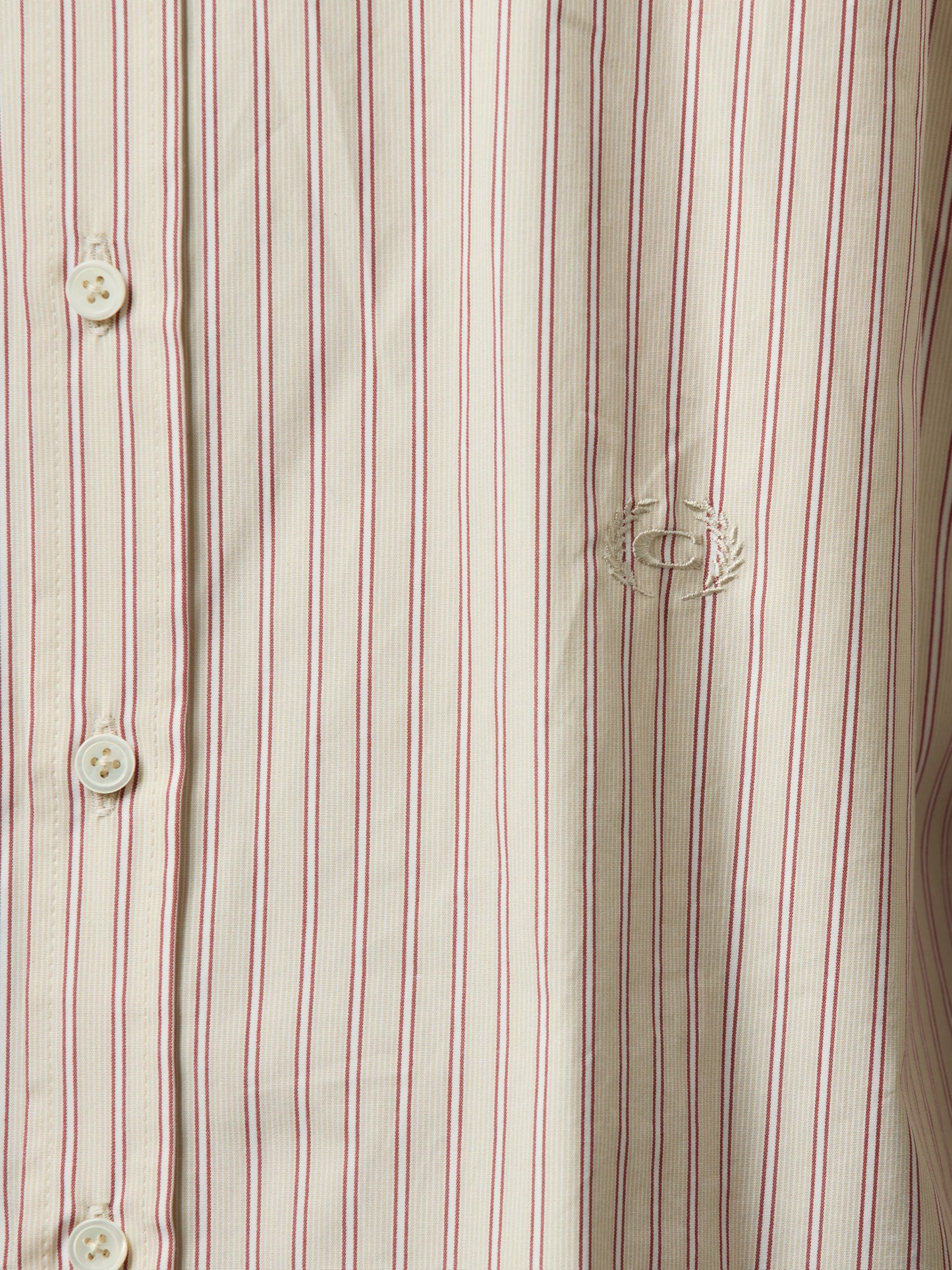 Banker S/S Shirt (Red Stripe)