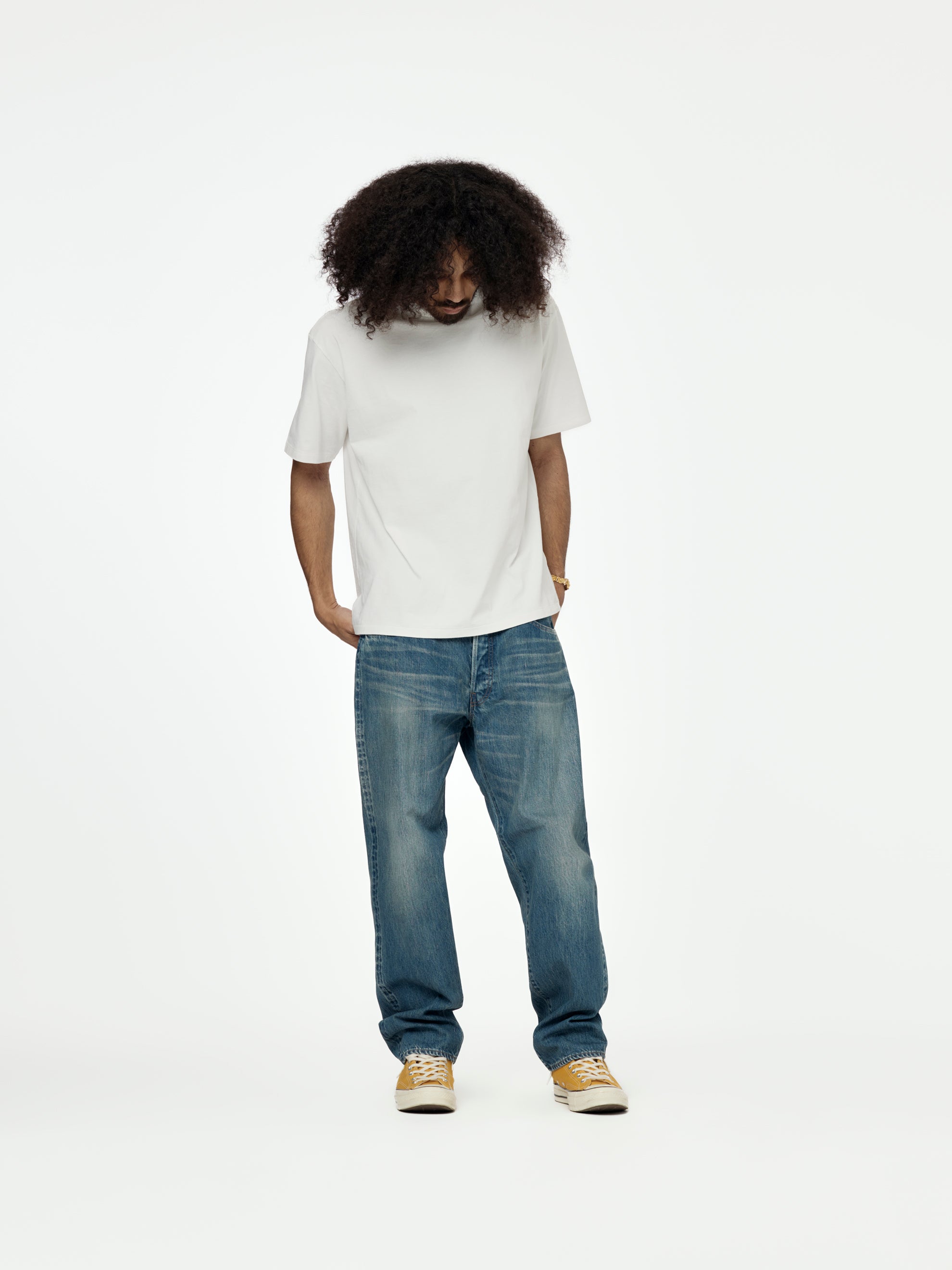 A.PRESSE Washed Denim Pants E(Bleach) SIS - UNION LOS ANGELES