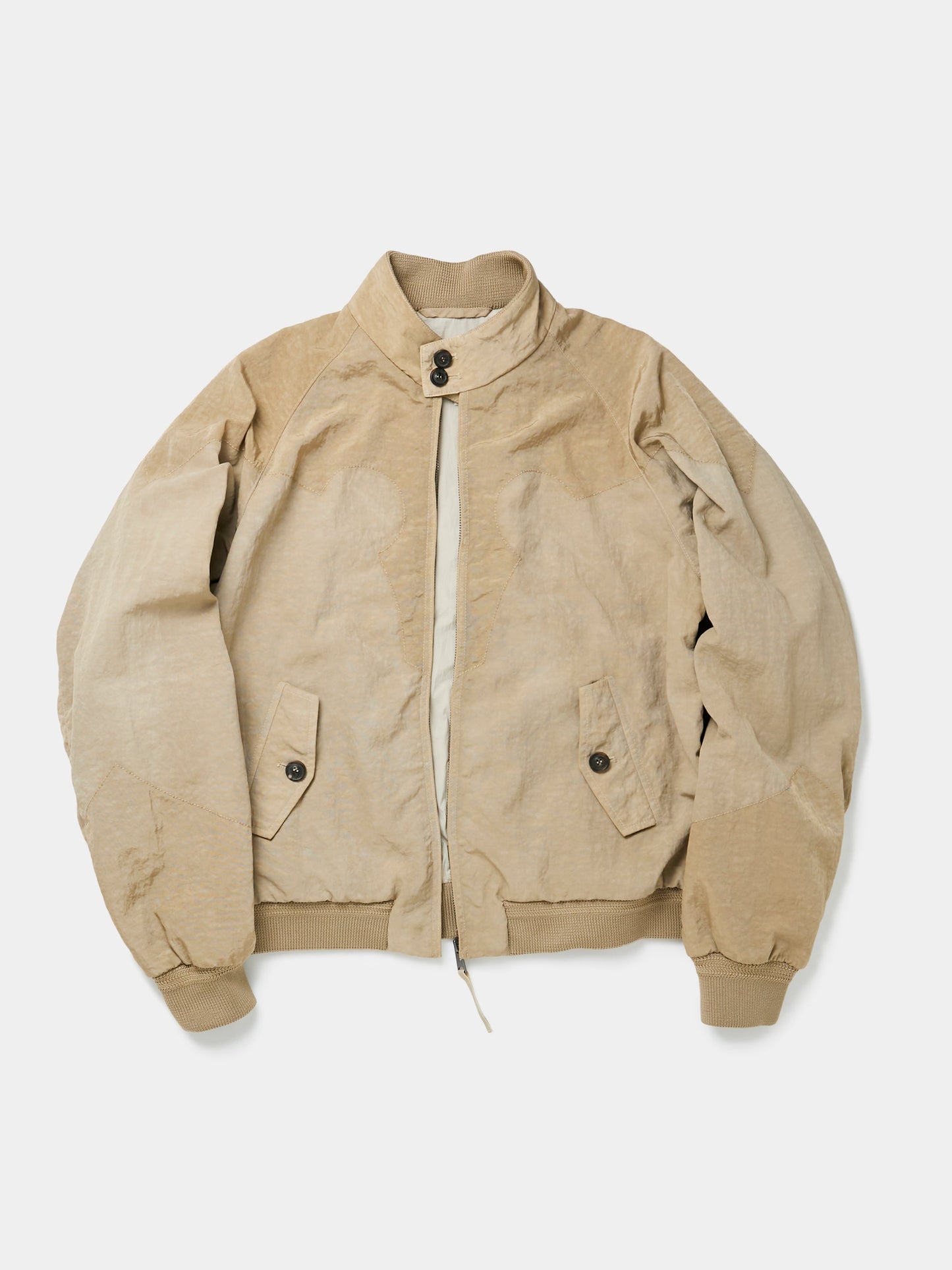 Moto Zip Sports Jacket (Beige)