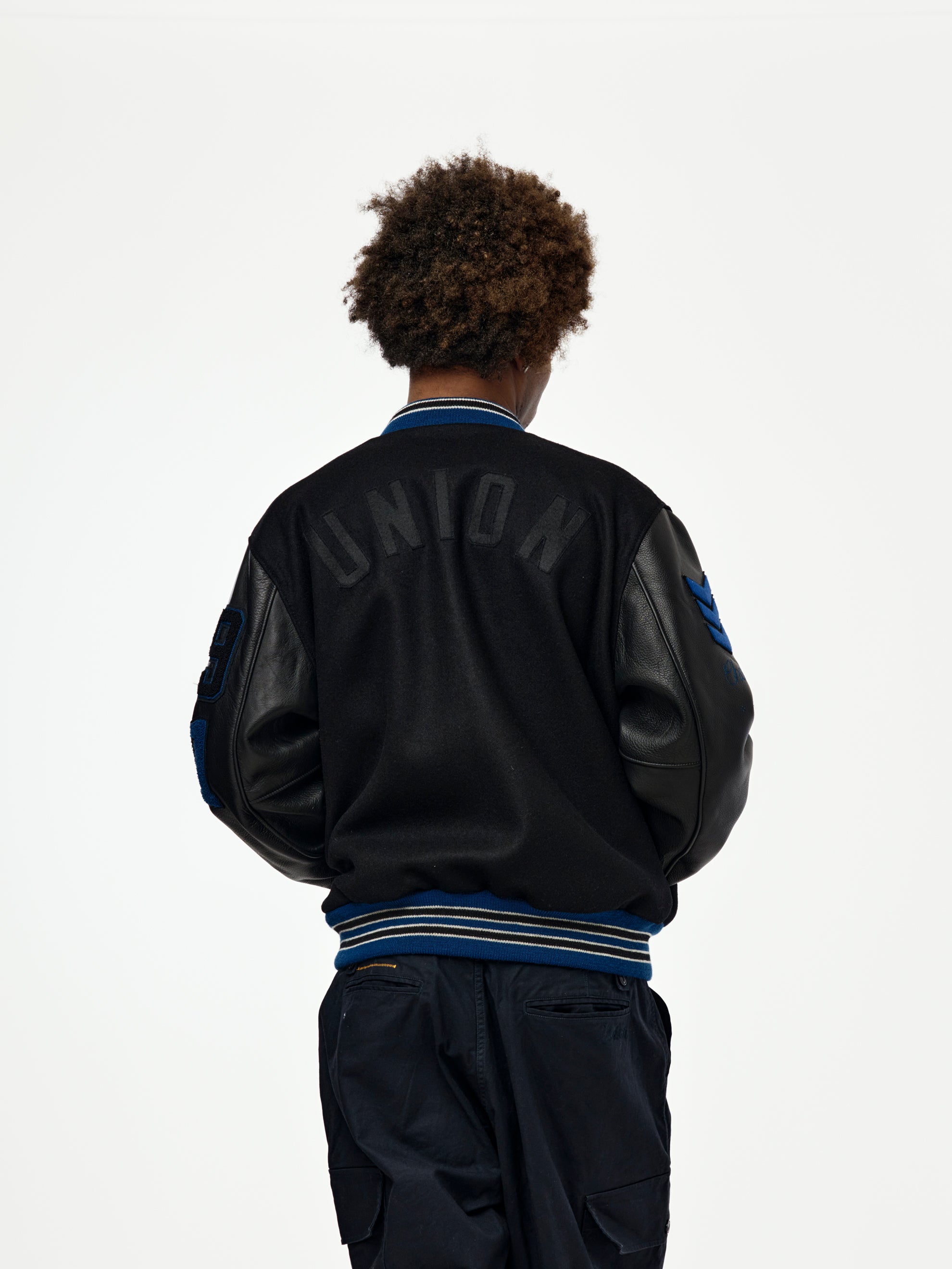 Union Los Angeles Union Varsity Jacket '26 (Black) - UNION LOS ANGELES