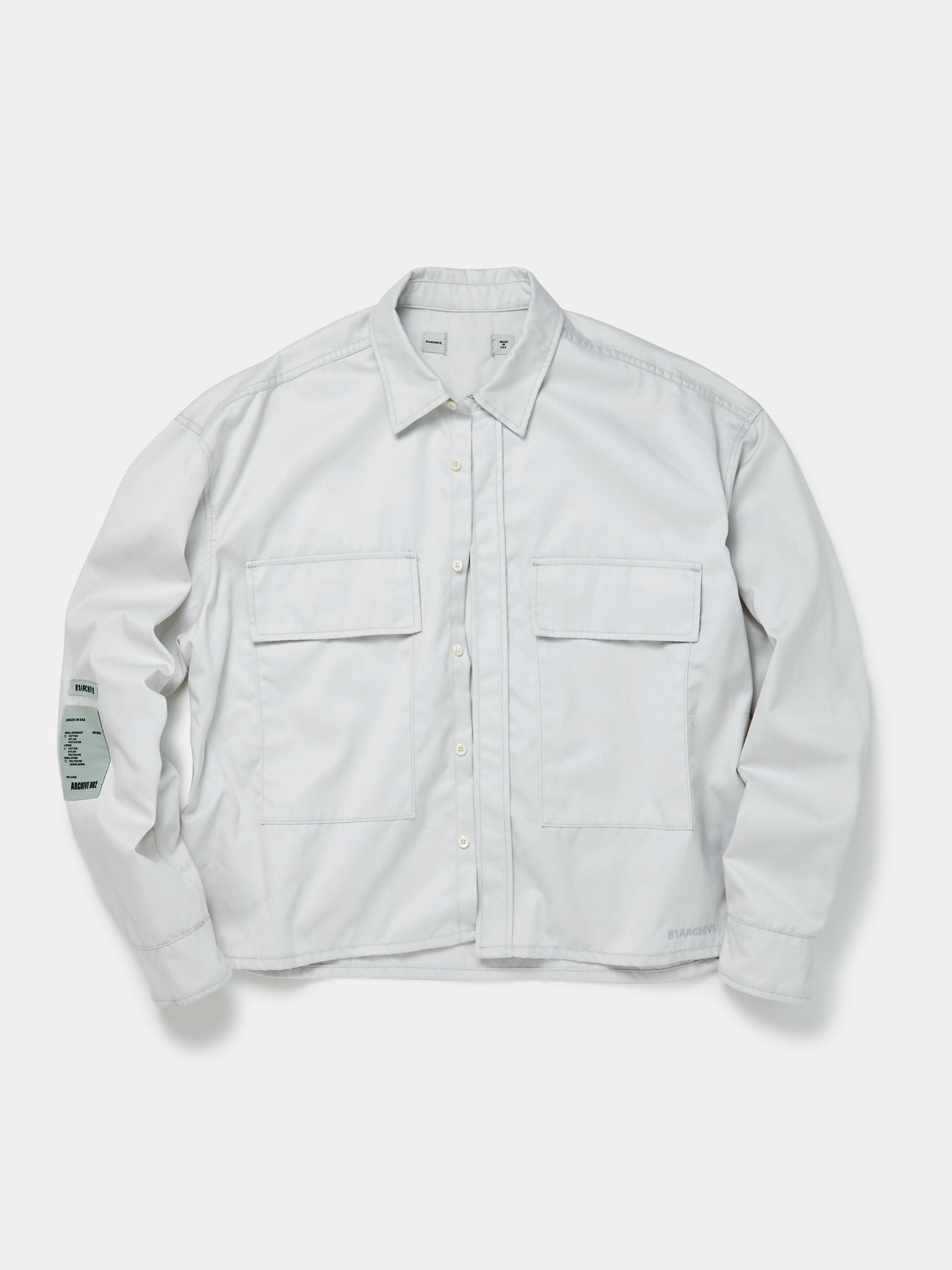 Flap Pocket Shirt (Cool Grey)