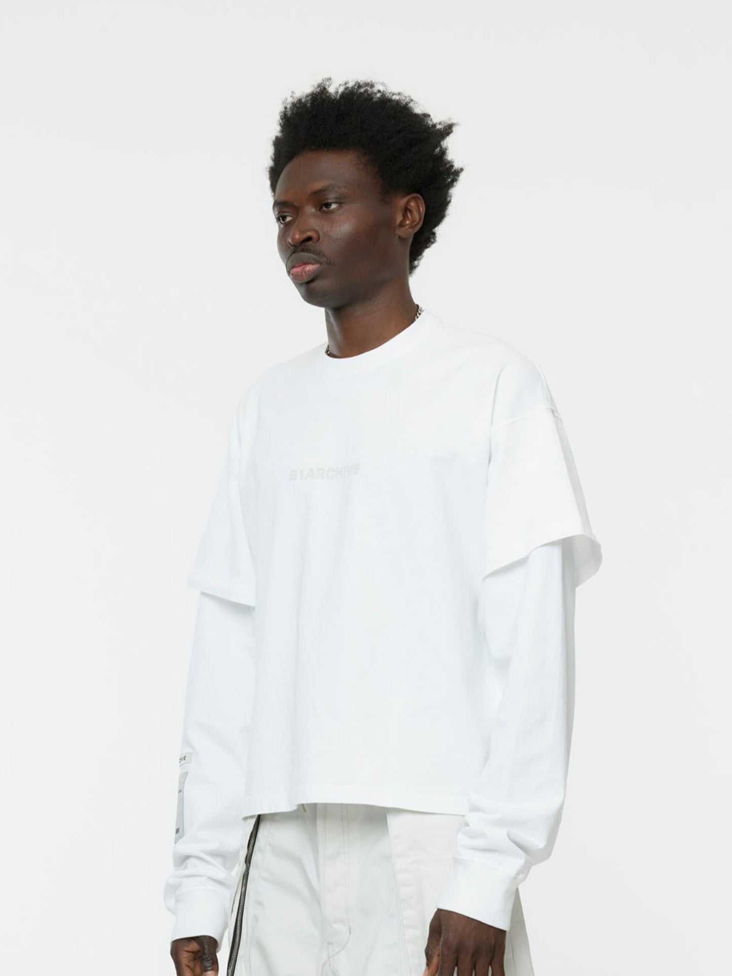 L/S Undershirt Crewneck Tee (Optic White)