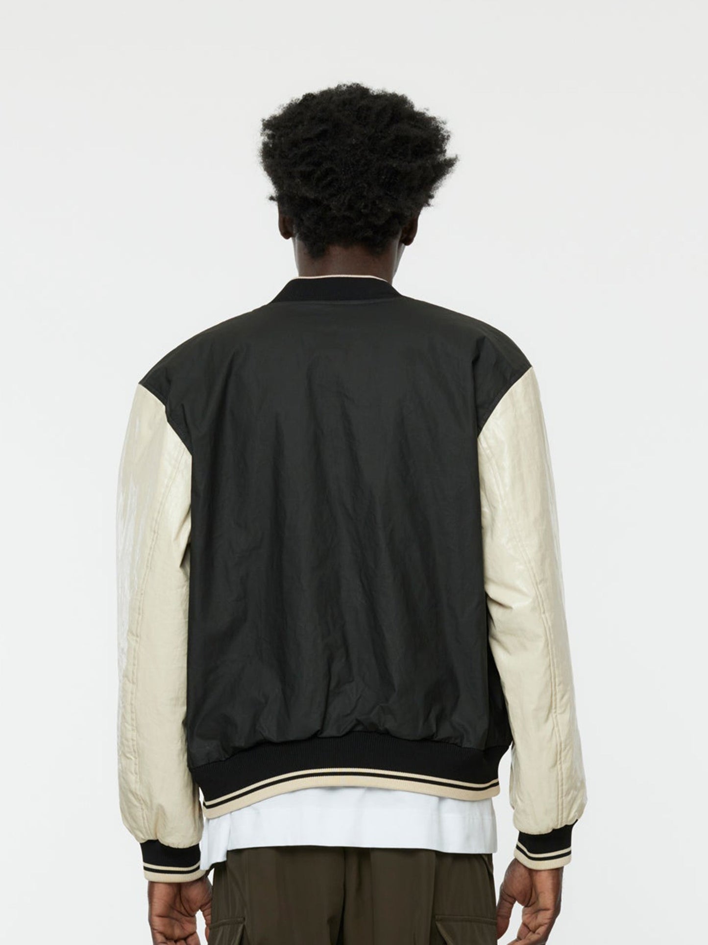 Volker Varsity Jacket (Black/Cream)