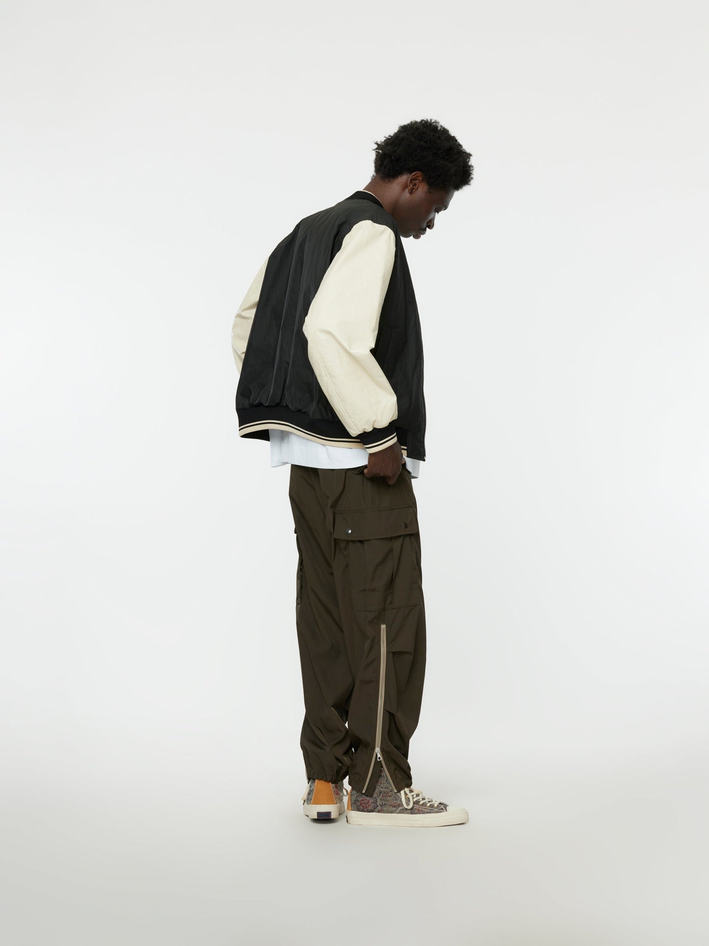 Volker Varsity Jacket (Black/Cream)