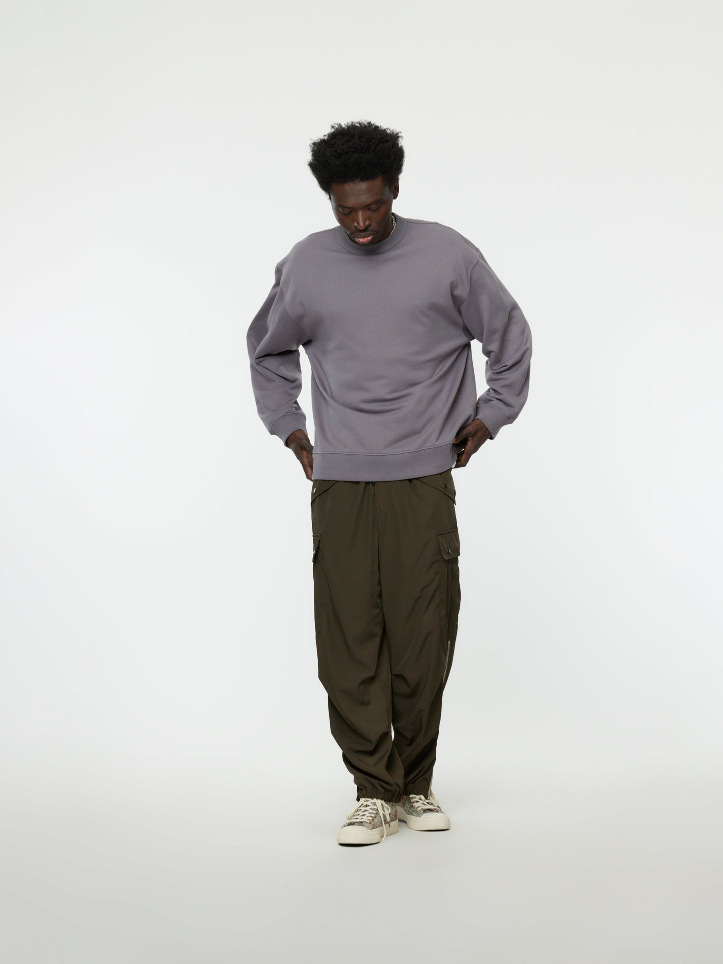 Pentin Draped Cargos (Khaki)