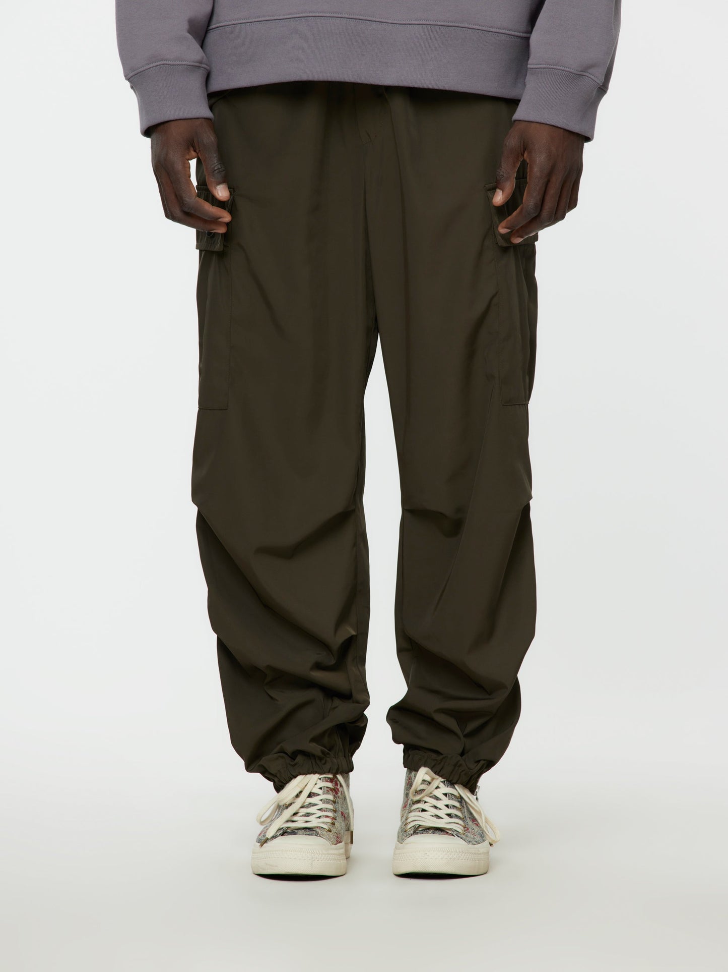 Pentin Draped Cargos (Khaki)