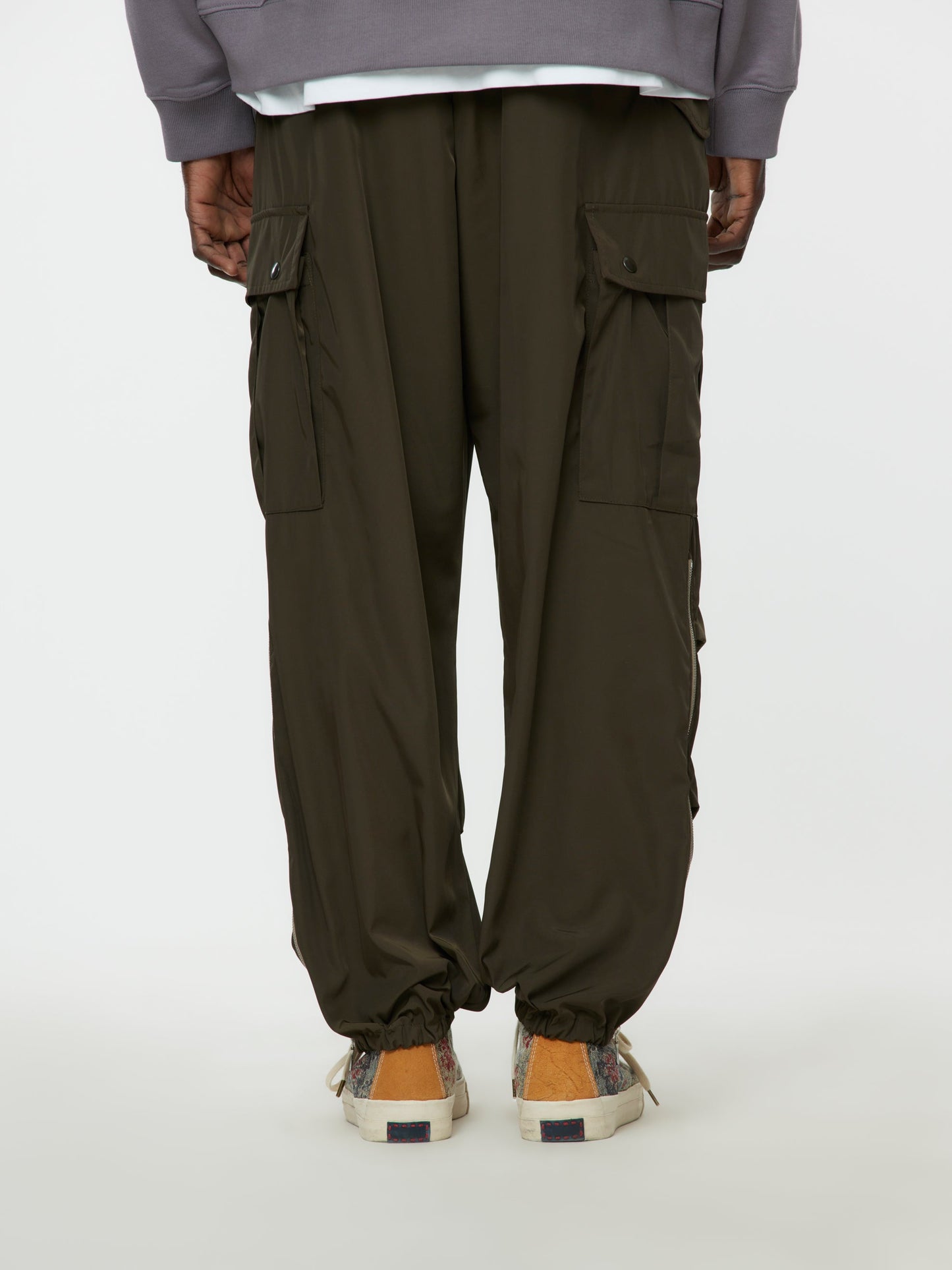 Pentin Draped Cargos (Khaki)