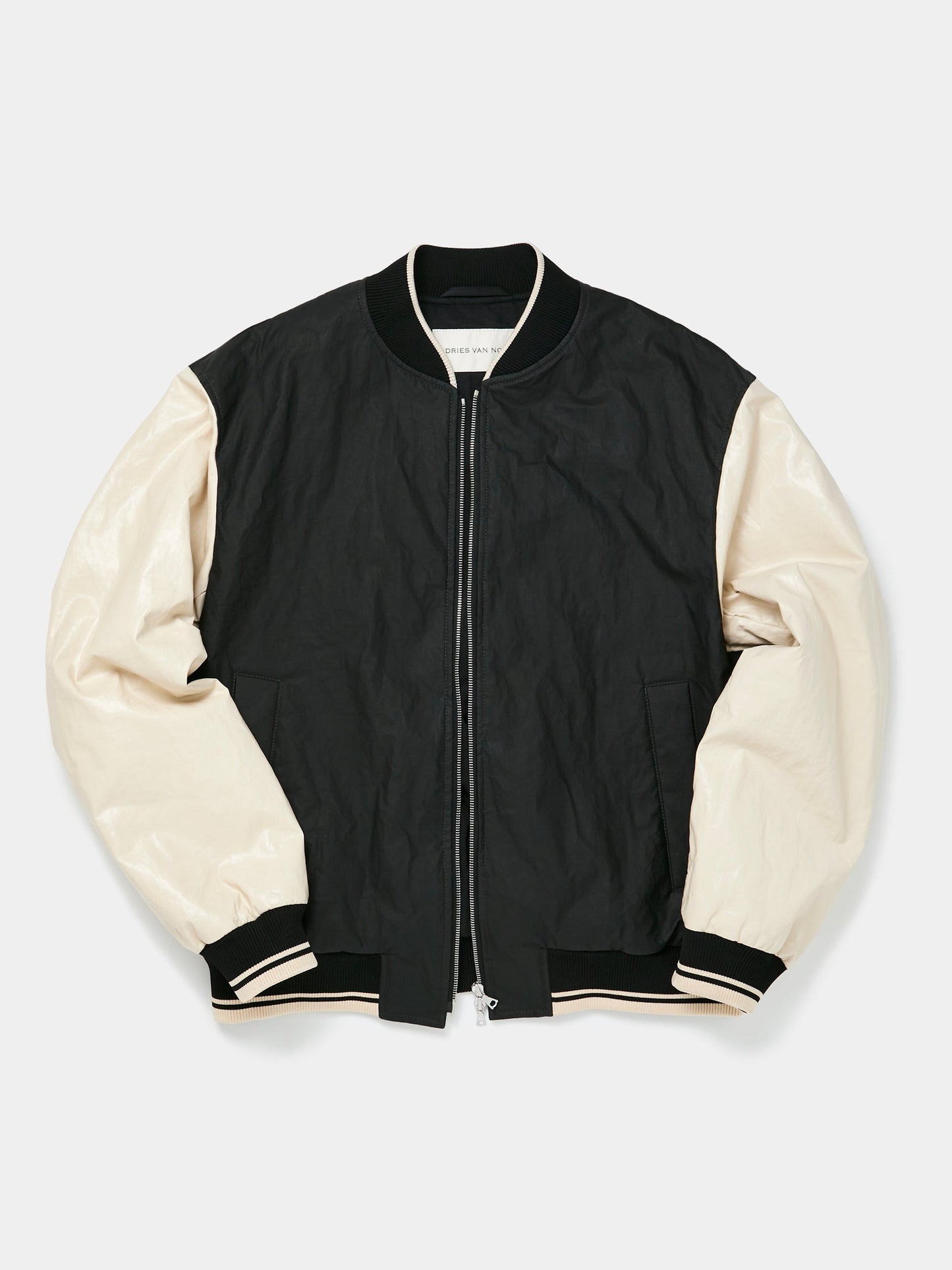 Volker Varsity Jacket (Black/Cream)