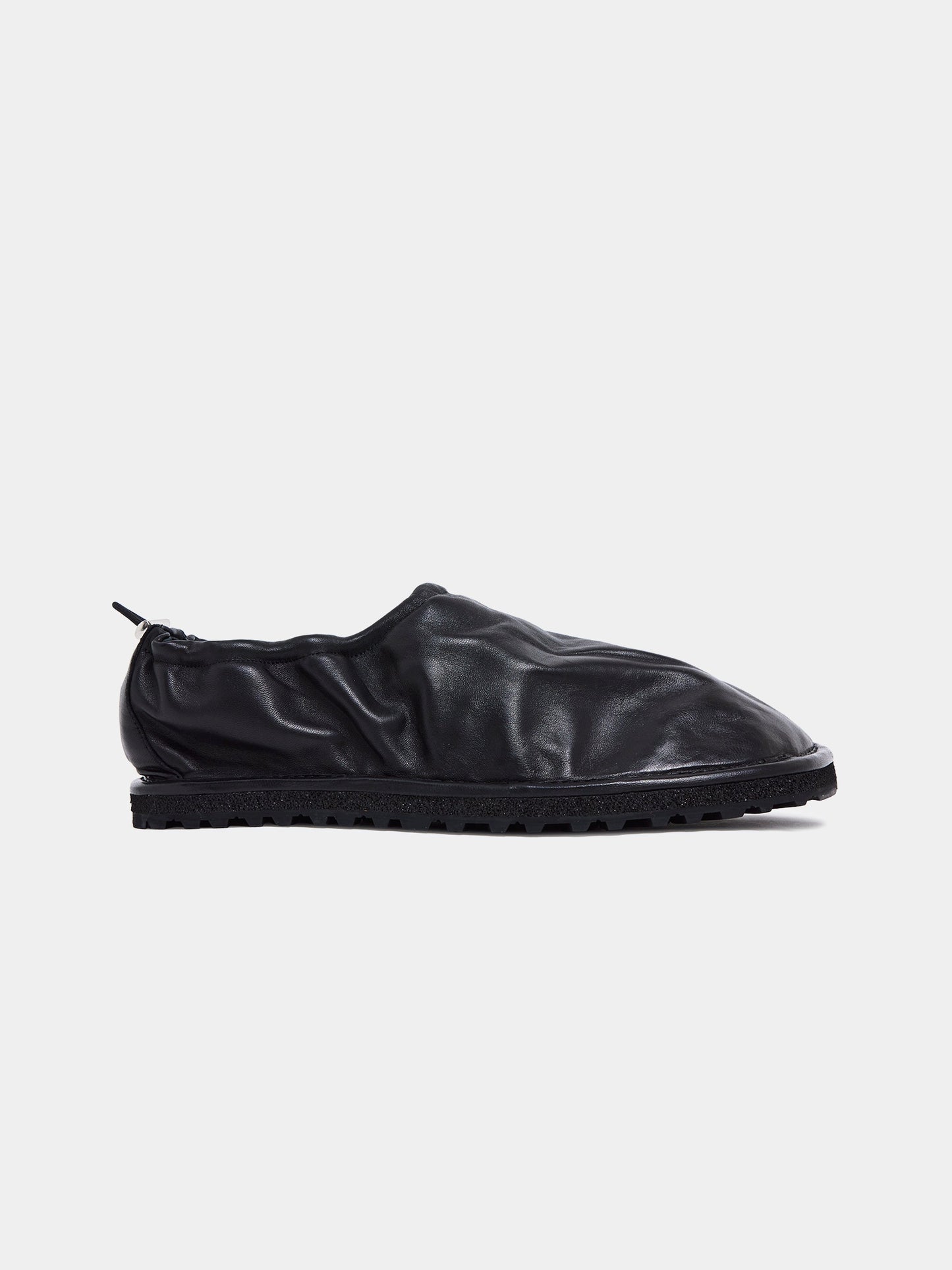 Drawstring Slippers (Black)