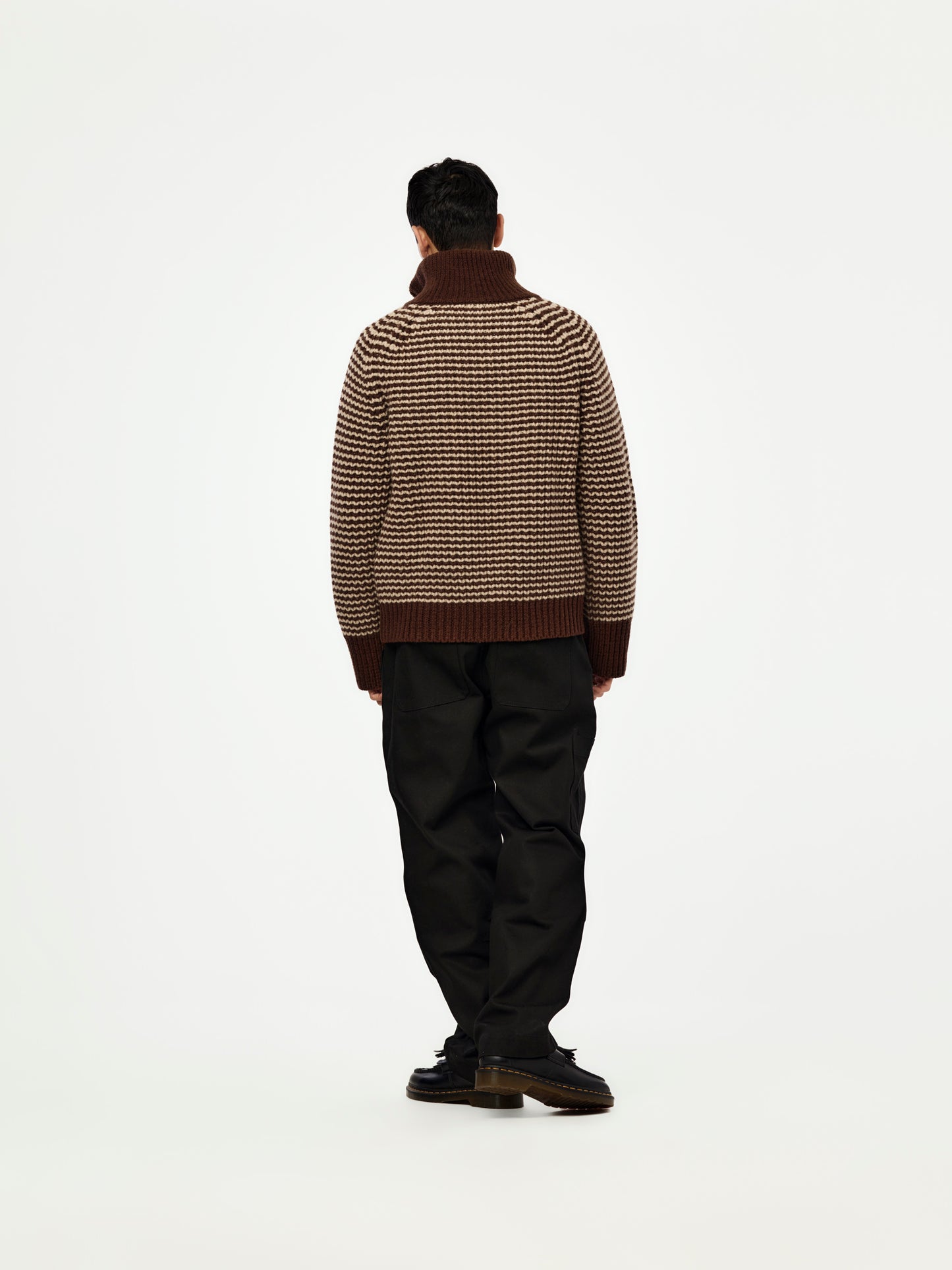 BRISTOL RIBBED 1/4 ZIP JUMPER