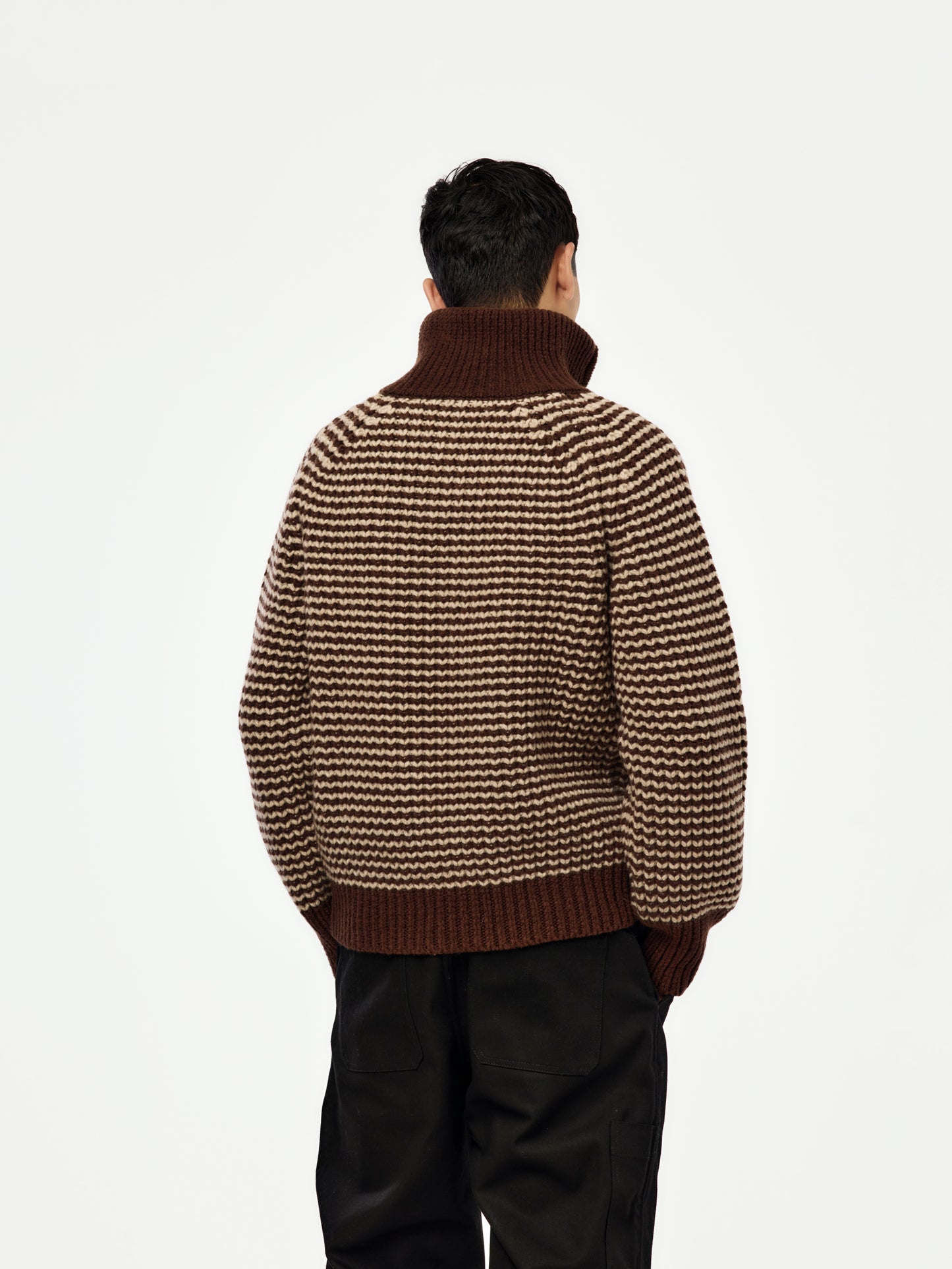 BRISTOL RIBBED 1/4 ZIP JUMPER