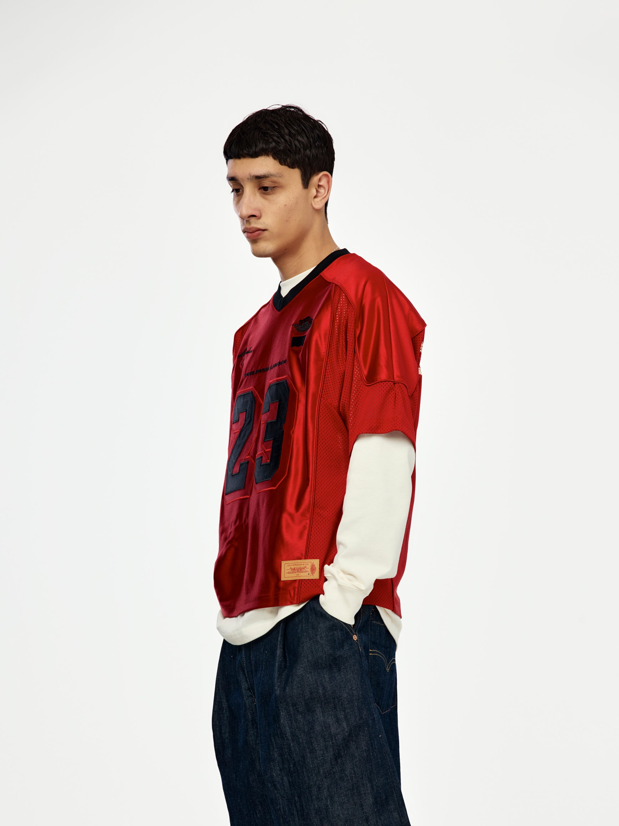 シャツ Nike Jordan x LEVI'S Red Jersey Tops Red Jordan x Levi's® Jersey Red | SOMEWHERE®