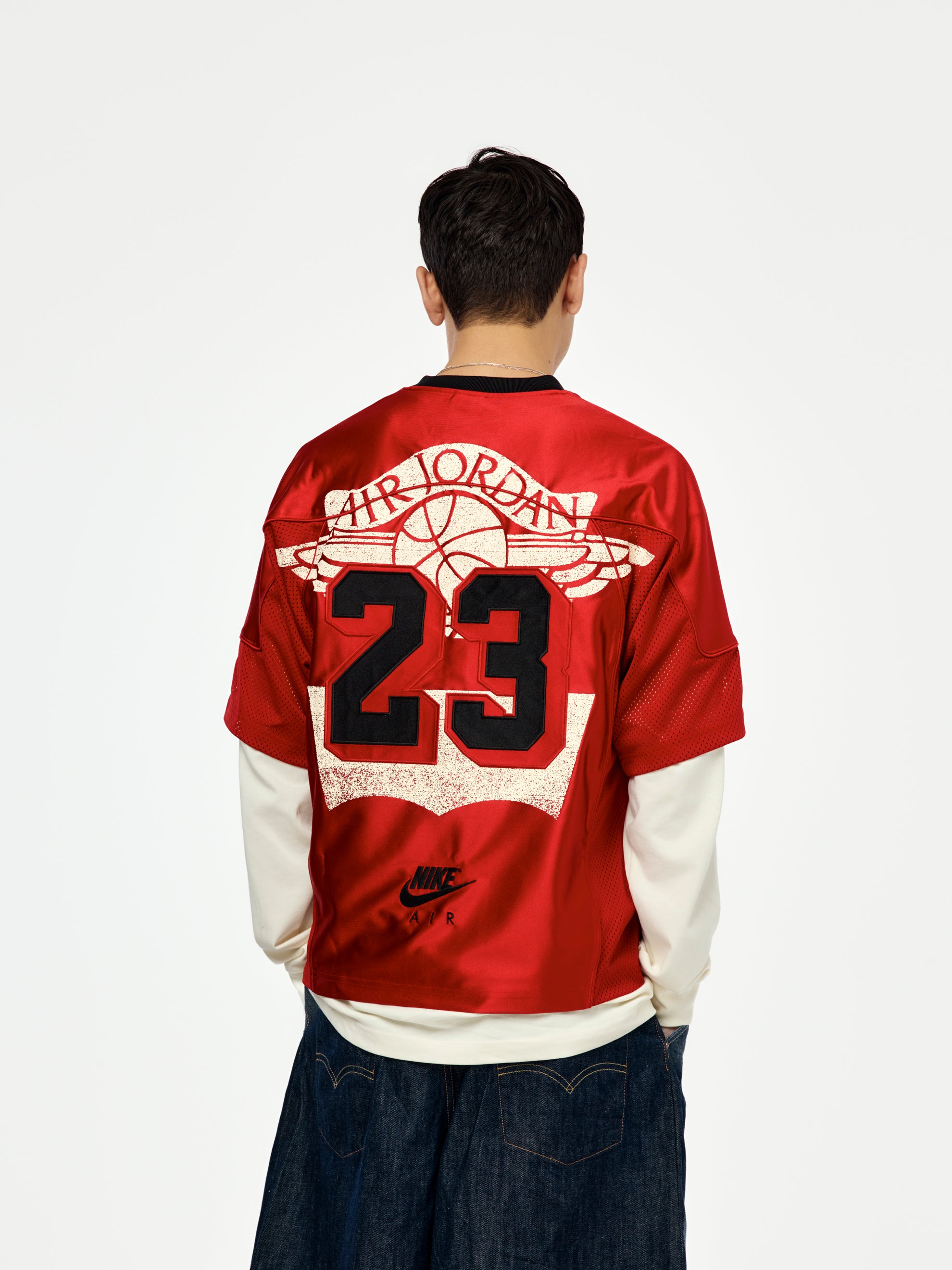 トップス Nike Jordan x LEVI'S Red Jersey Tops Red Jordan x Levi's Red Jersey – WOODstack