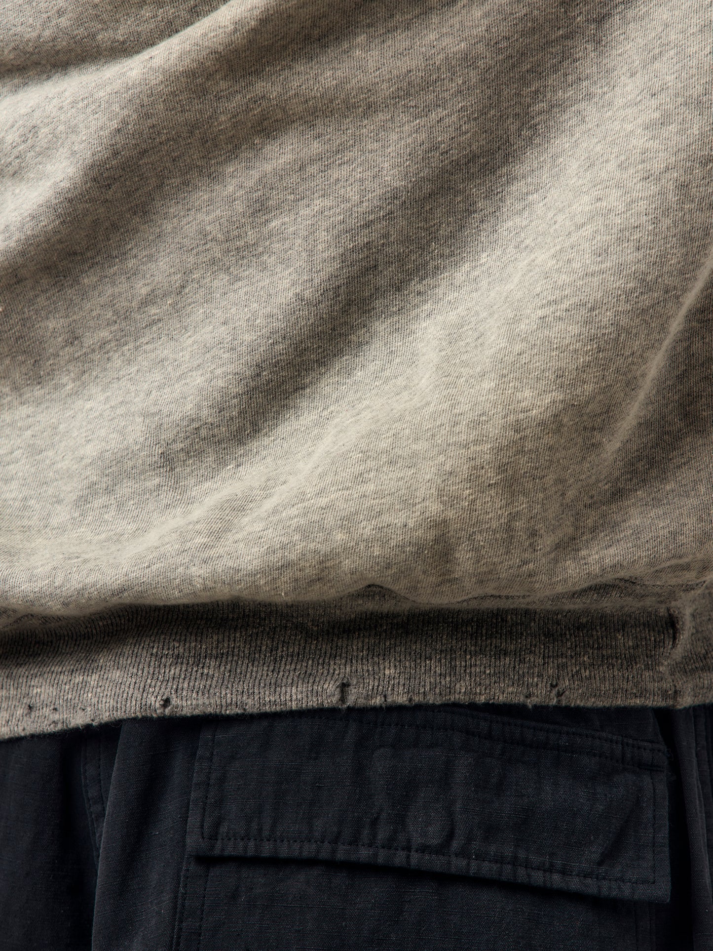 Vintage Light Weight Reversible Sweatshirt (GRAY / NAVY) (SIS)