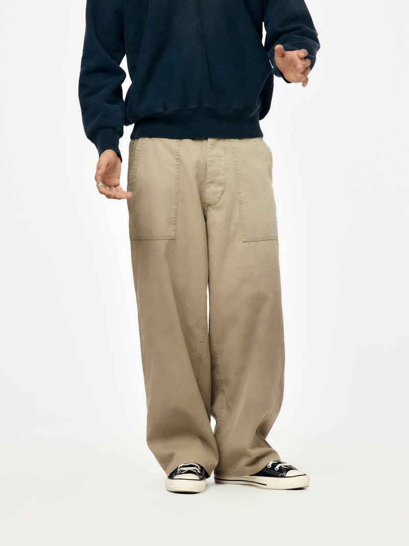 Vintage Utility Pants (GREIGE) (SIS)