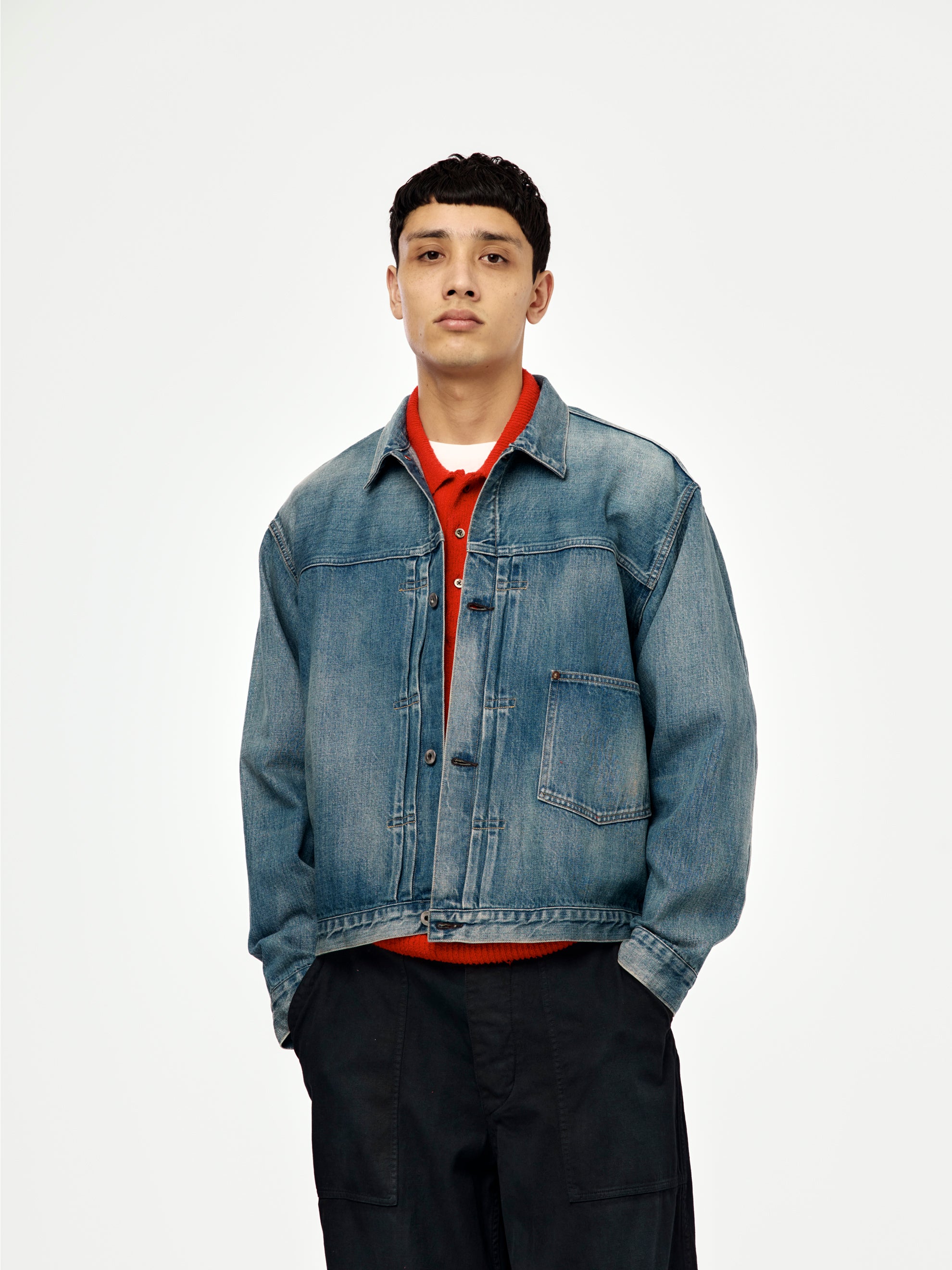 A.PRESSE No.213 Denim Jacket (Indigo) (SIS) - UNION LOS ANGELES