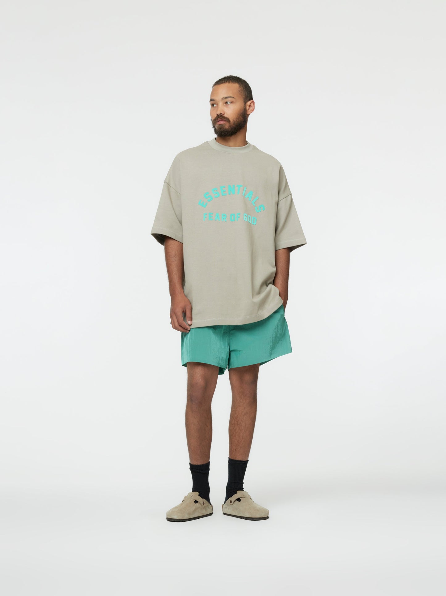 Heavy Jersey Crewneck T-shirt (Seal)