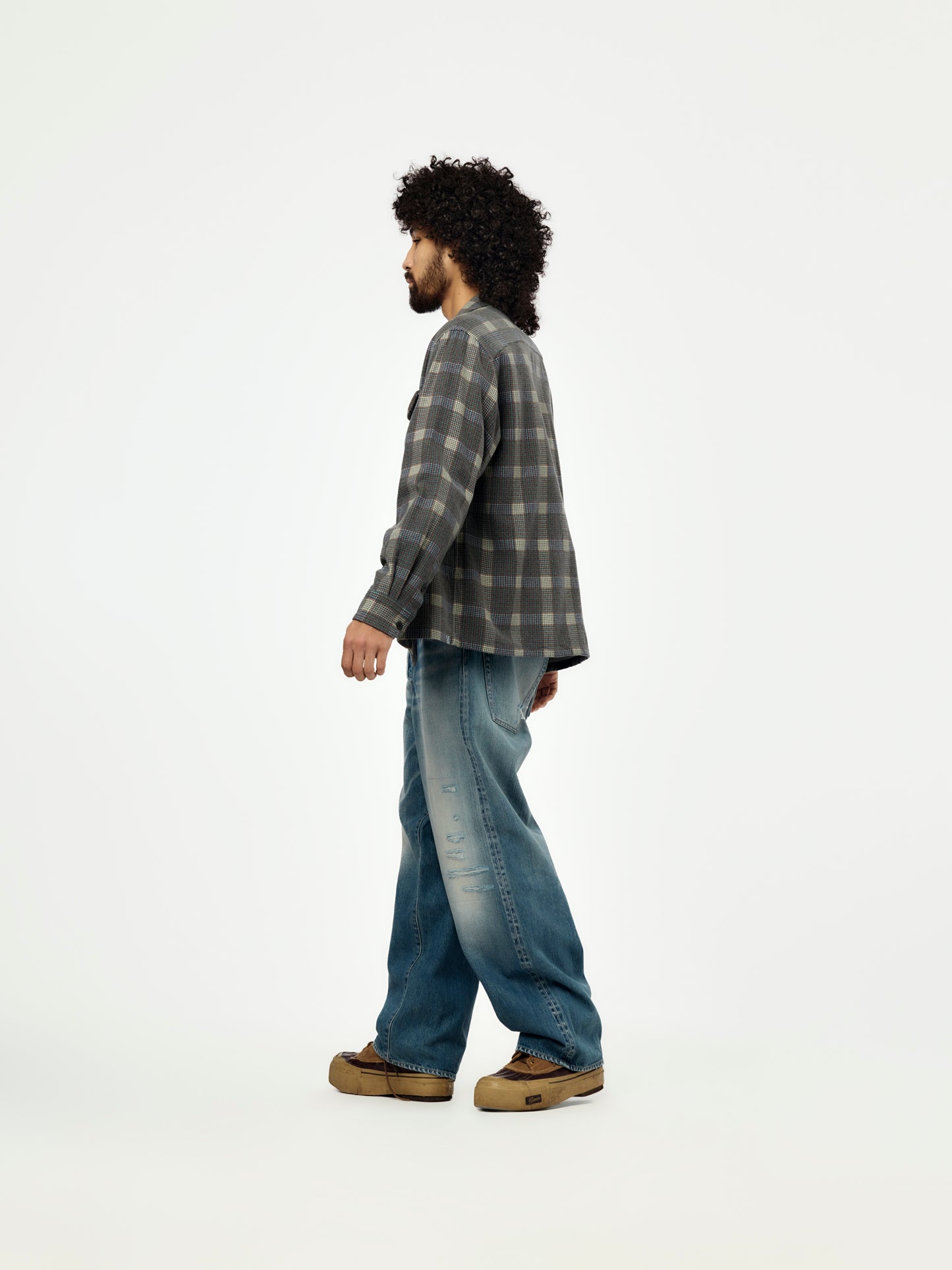 CARROW SHIRT CHECK (GREY)