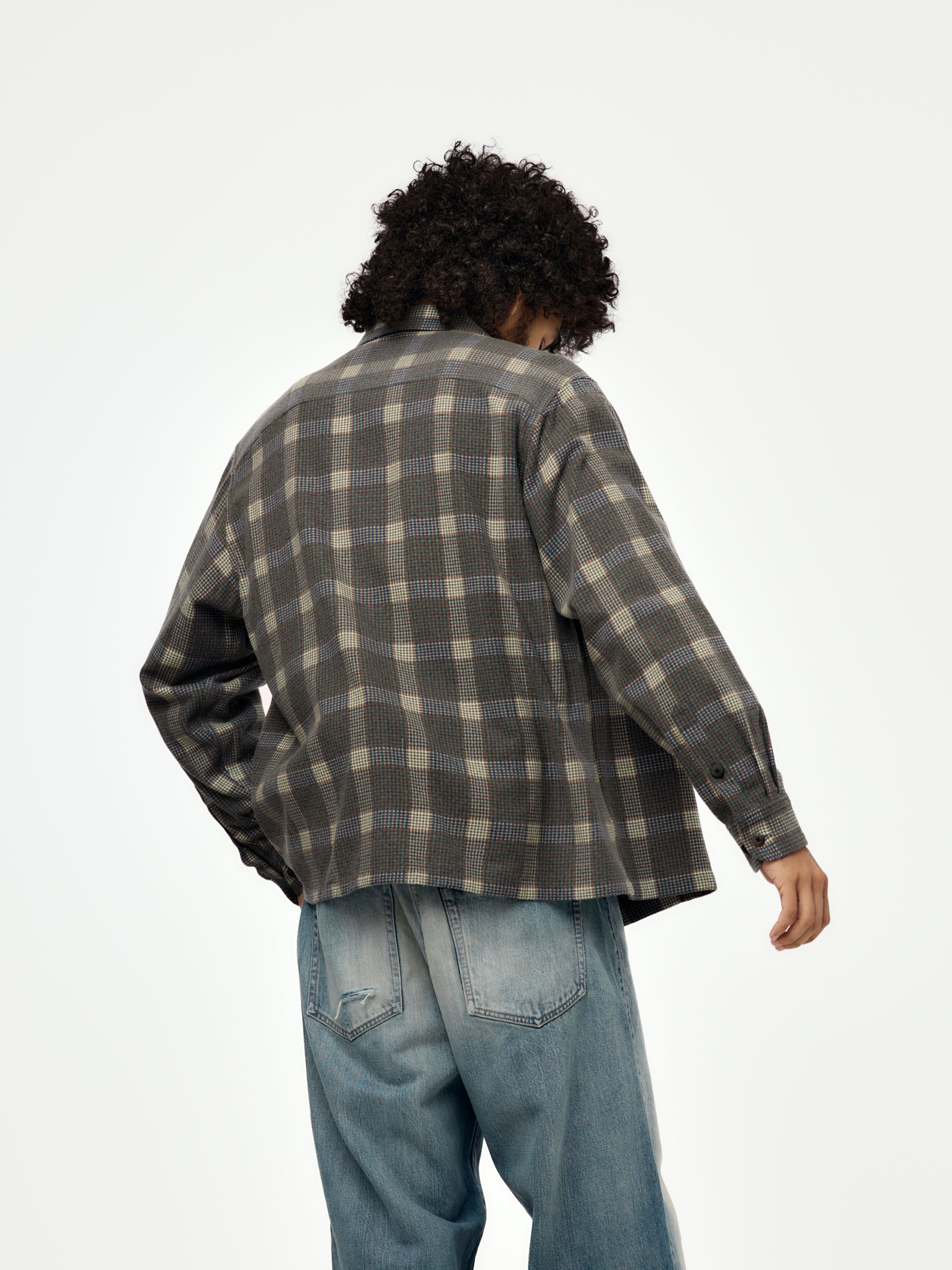 Visvim visvim CARROW SHIRT CHECK (GREY) - UNION LOS ANGELES