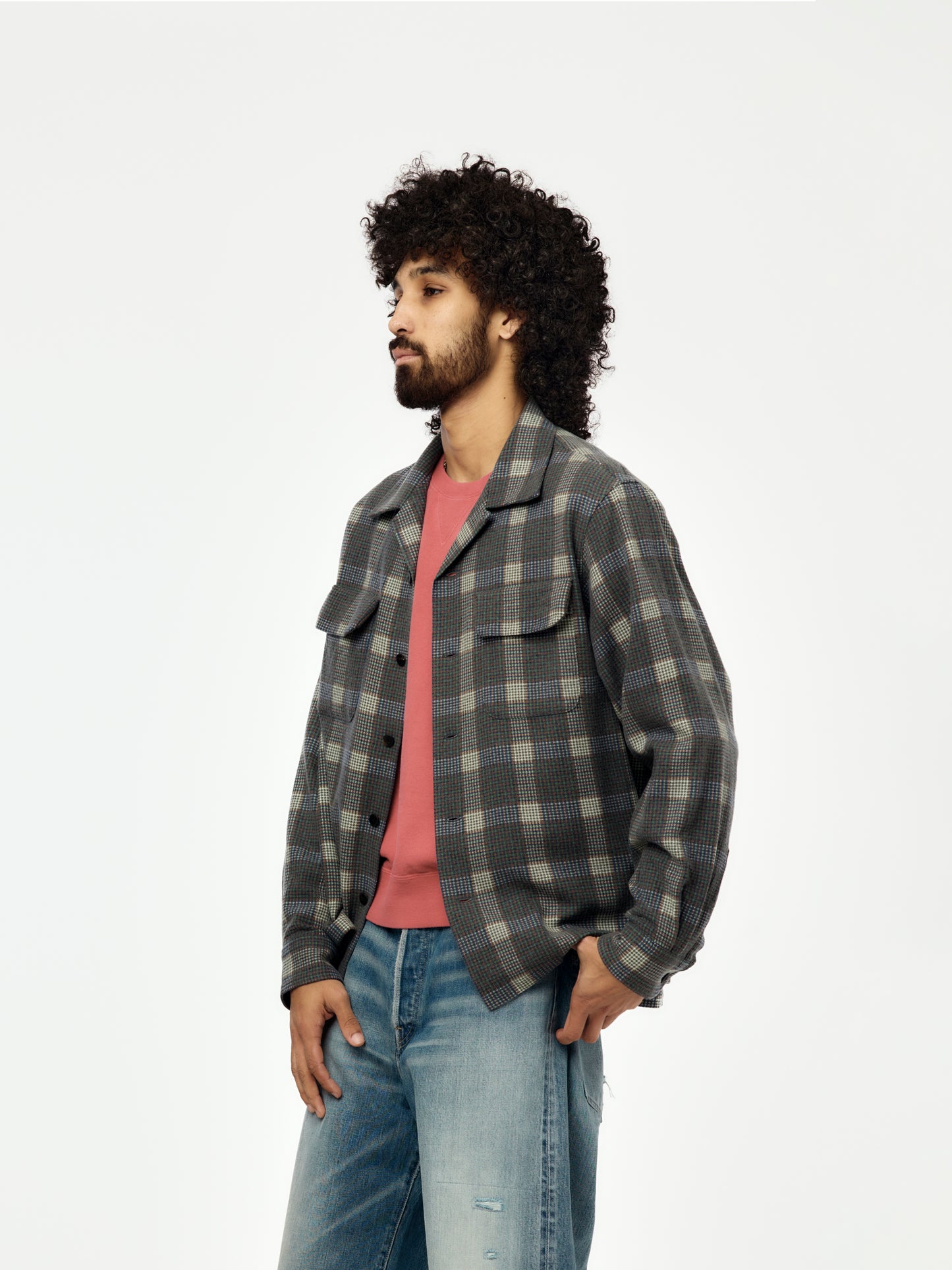 CARROW SHIRT CHECK (GREY)