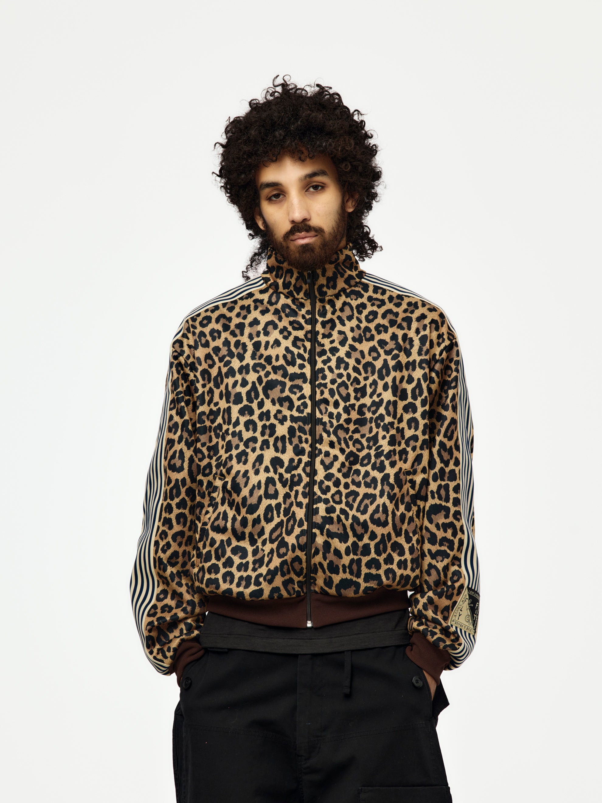 Kapital Smooth Jersey Leopard STANTMAN & WOMAN Track Jacket