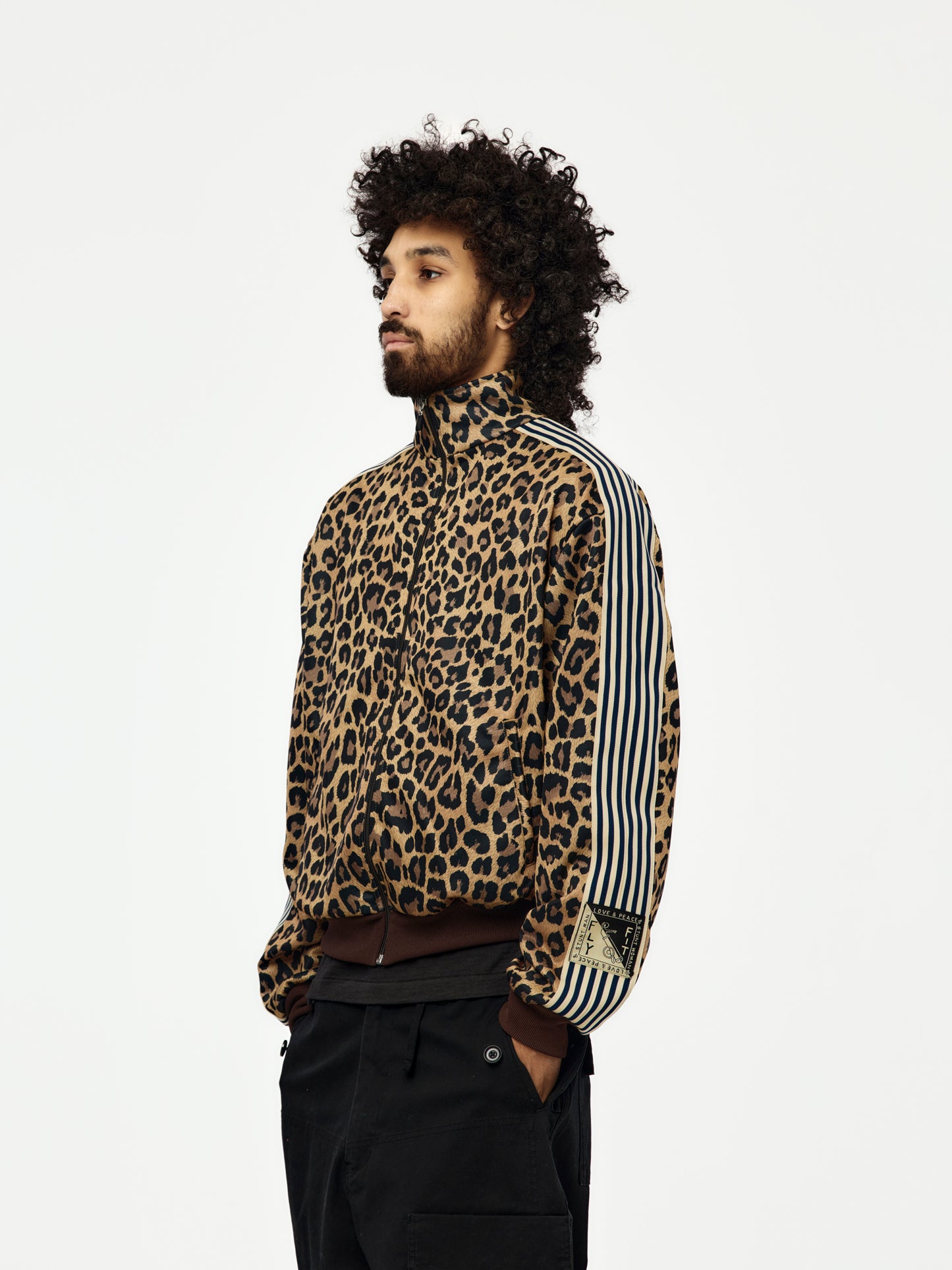 Smooth Jersey Leopard STANTMAN & WOMAN Track Jacket