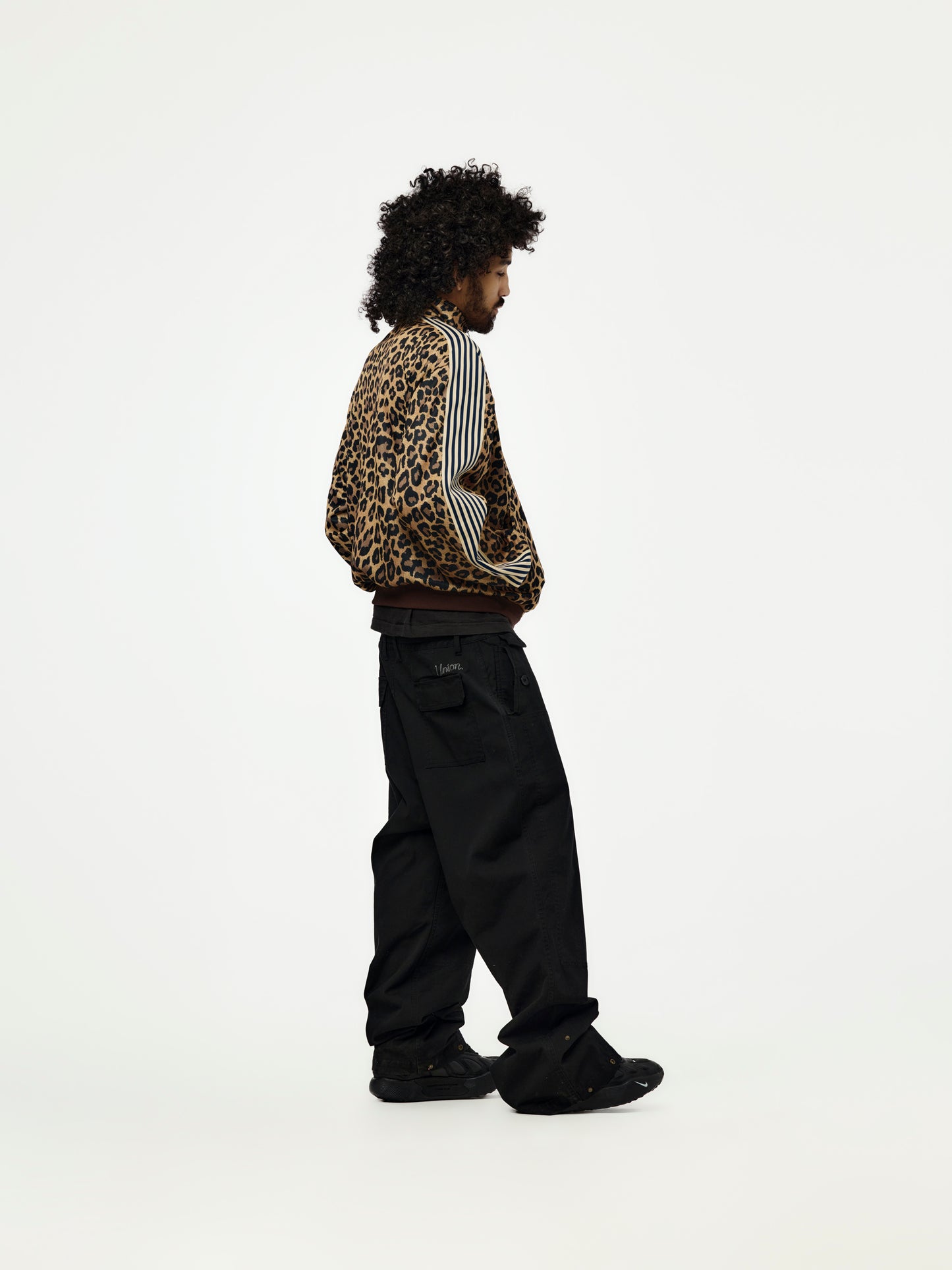Smooth Jersey Leopard STANTMAN & WOMAN Track Jacket